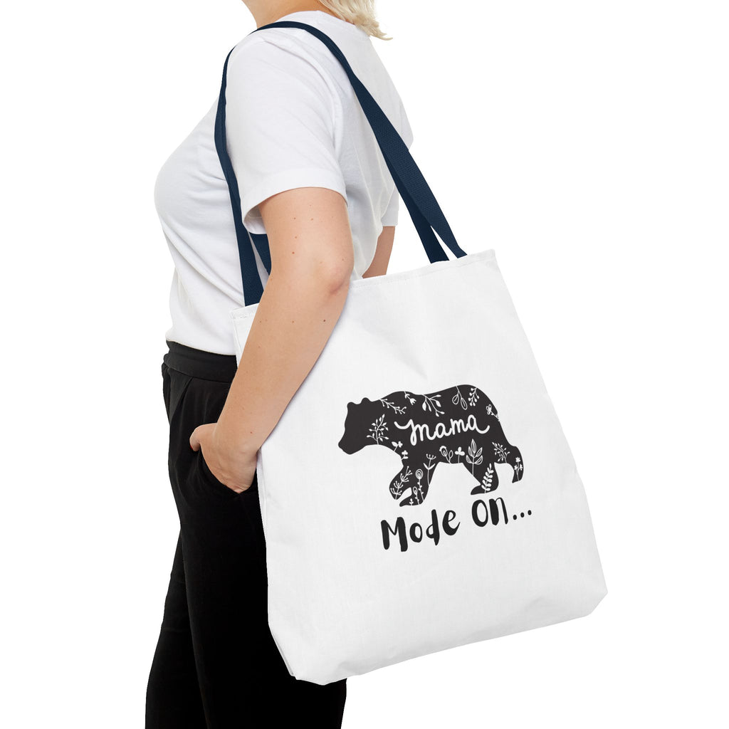 Mama Bear Tote Bag | Nature Inspired | Gift for Moms | AOP Design | Everyday Carry | Eco-Friendly Shopping Bag