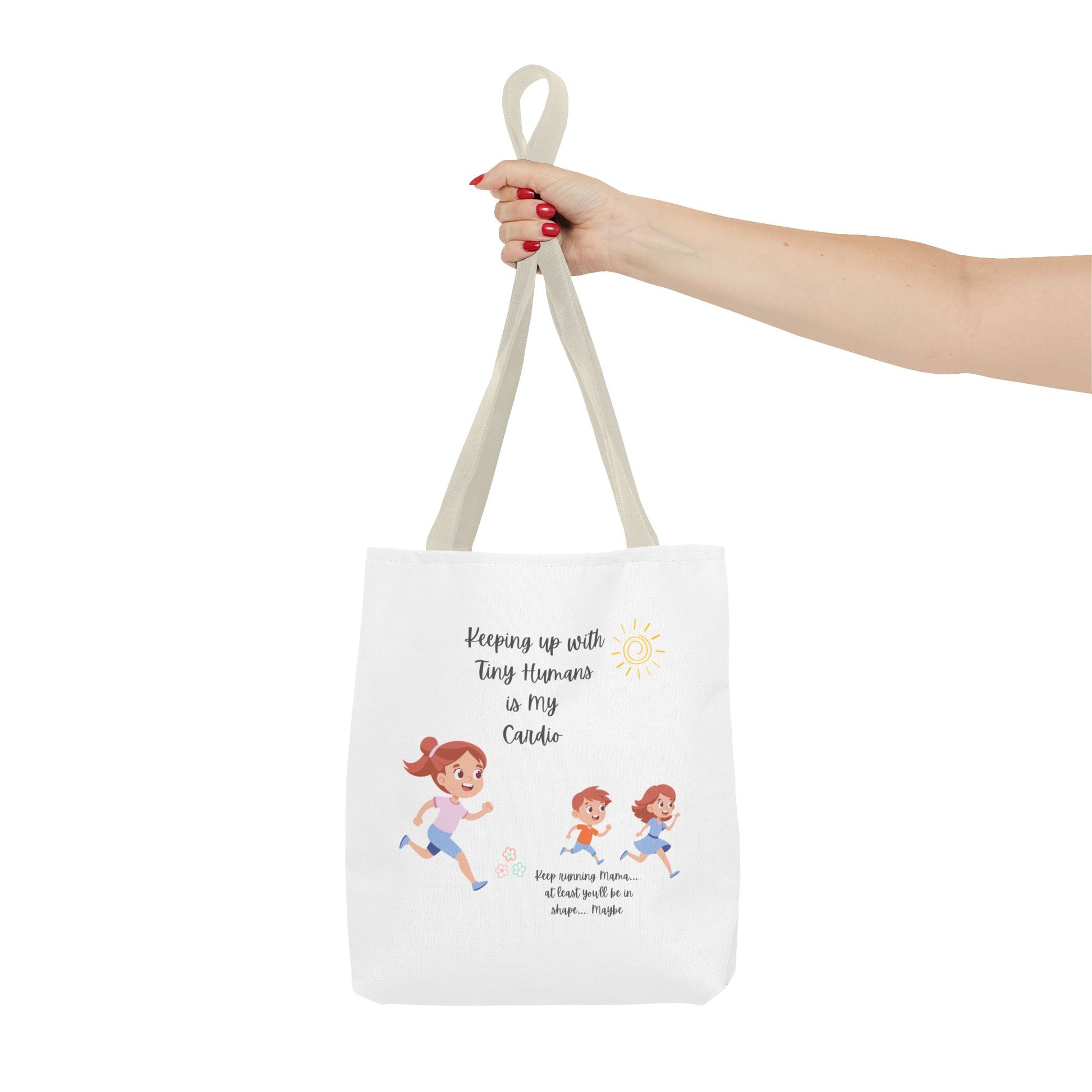 Motivational Tote Bag | Inspirational Gift for Moms | Gym Bag | Everyday Use | Running Tote | Fitness Lifestyle