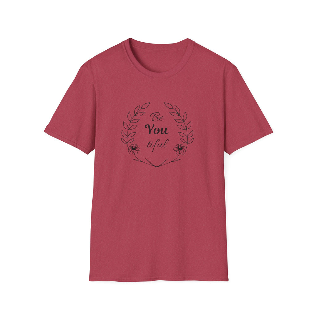 Unisex Softstyle T-Shirt - Be You, Feel Confident, Casual Wear, Gift for Friends, Self-Love Reminder, Summer Fashion