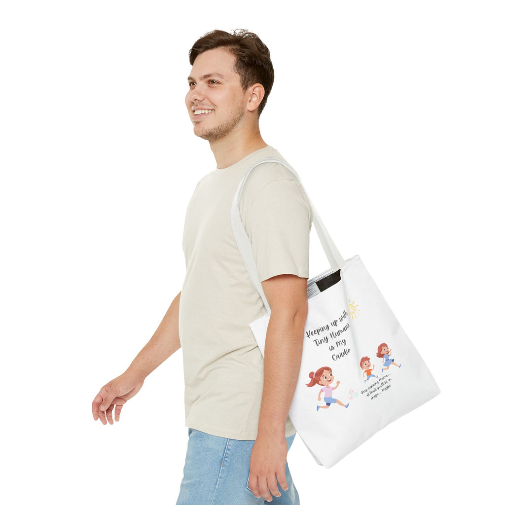 Motivational Tote Bag | Inspirational Gift for Moms | Gym Bag | Everyday Use | Running Tote | Fitness Lifestyle