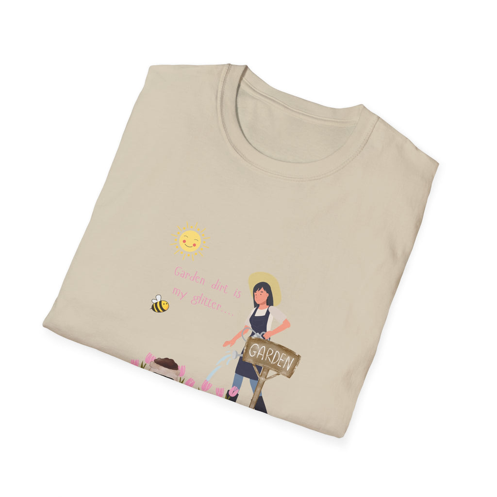 Garden Vibes Unisex T-Shirt, Floral Graphic Tee, Short Sleeve Summer Shirt, Cute Gift for Gardeners, Casual Wear, Eco-Friendly Apparel