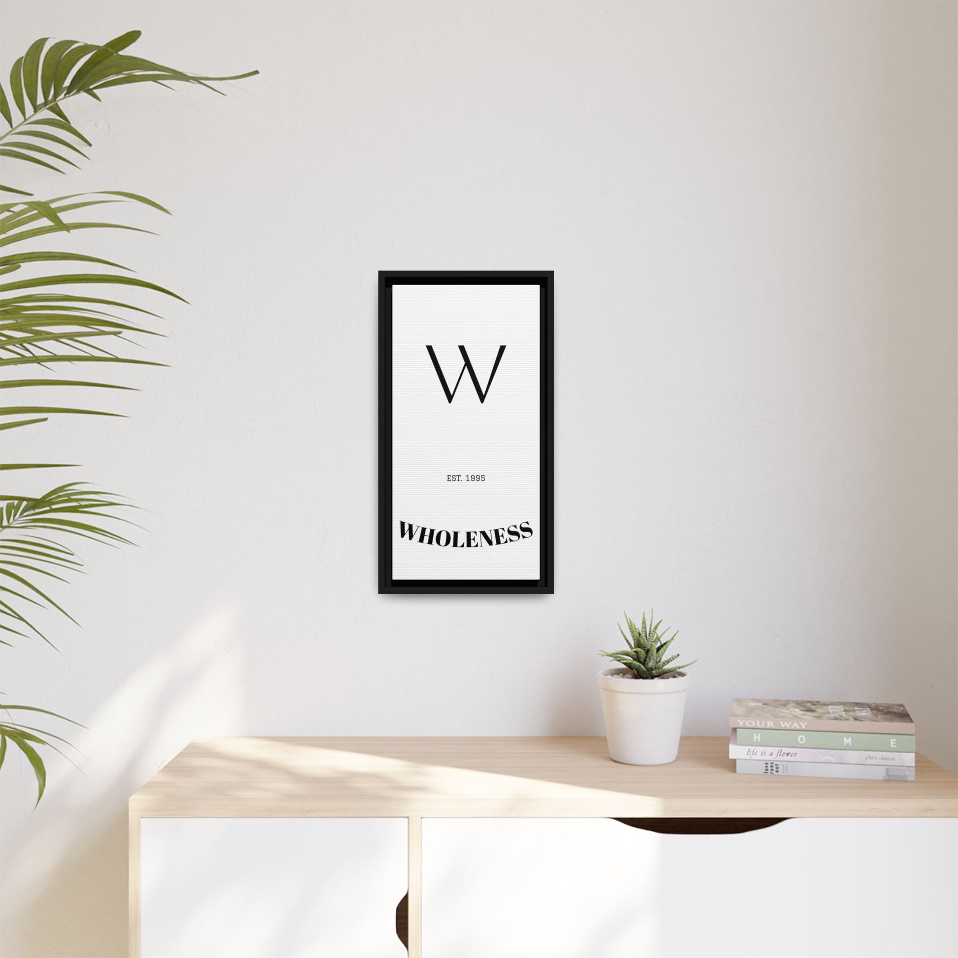 Framed Wall Art - Customizable Family name with established date Modern Home Decor, Gift for New Home