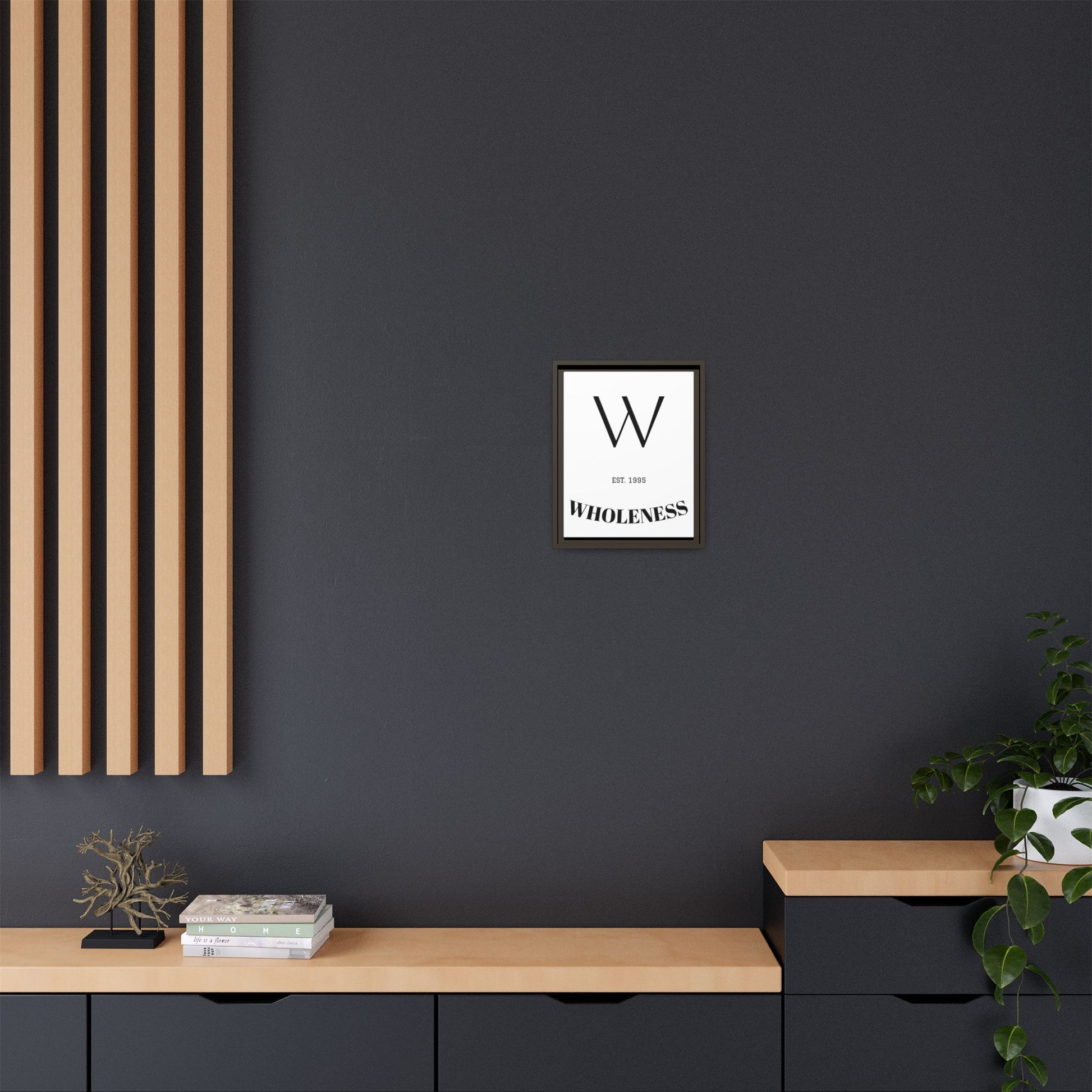 Framed Wall Art - Customizable Family name with established date Modern Home Decor, Gift for New Home