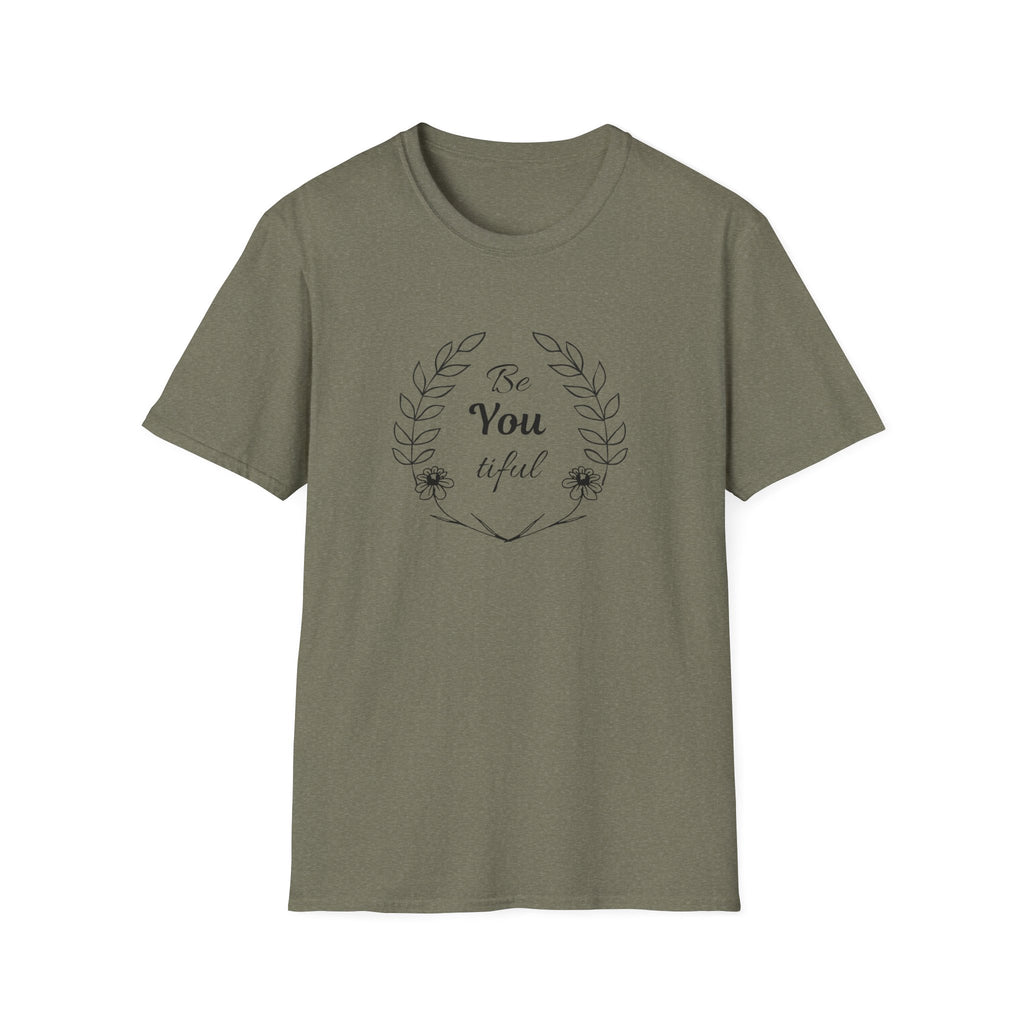 Unisex Softstyle T-Shirt - Be You, Feel Confident, Casual Wear, Gift for Friends, Self-Love Reminder, Summer Fashion