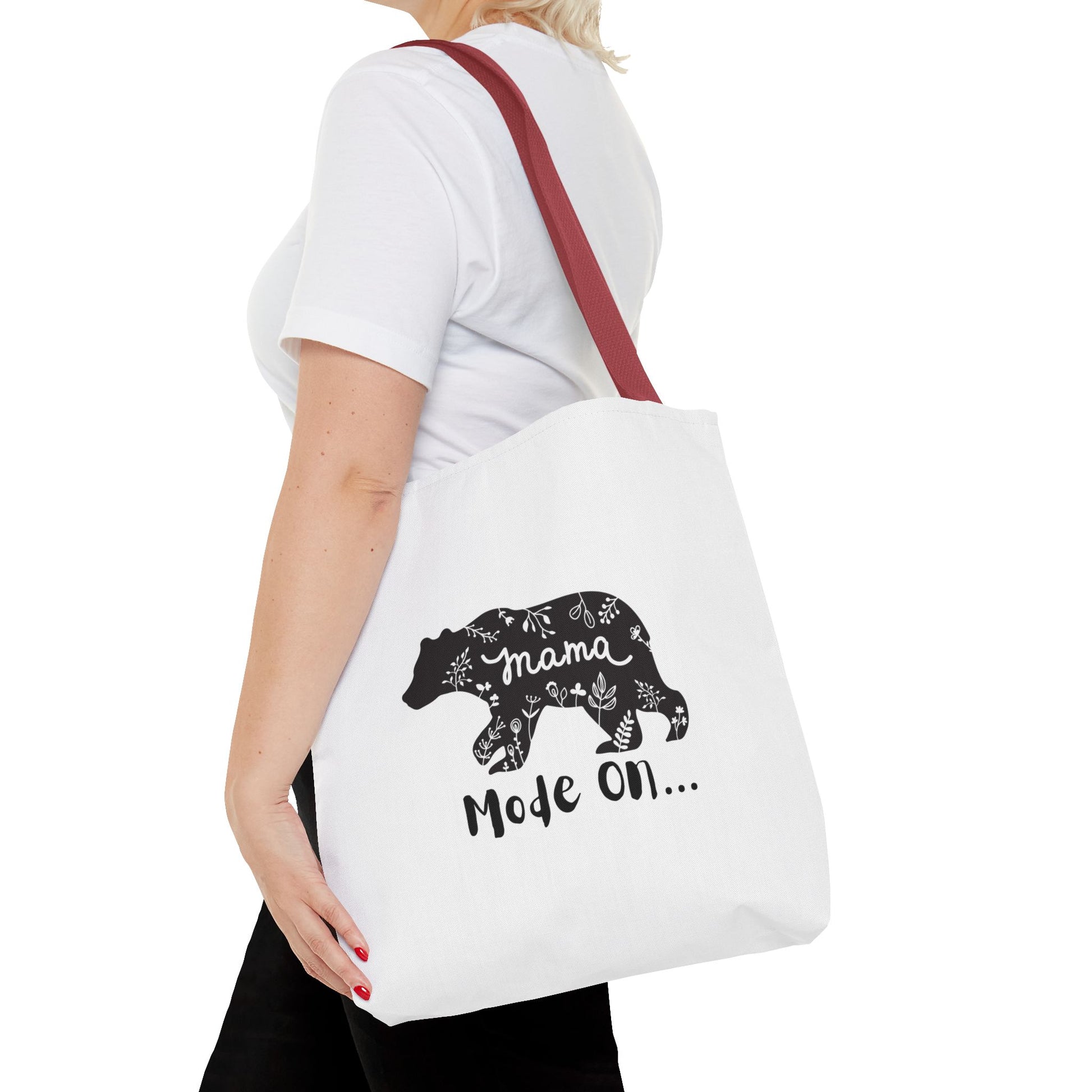 Mama Bear Tote Bag | Nature Inspired | Gift for Moms | AOP Design | Everyday Carry | Eco-Friendly Shopping Bag