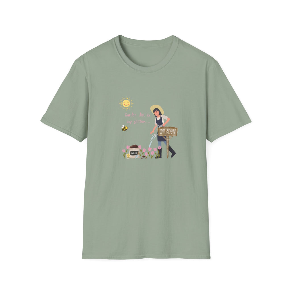 Garden Vibes Unisex T-Shirt, Floral Graphic Tee, Short Sleeve Summer Shirt, Cute Gift for Gardeners, Casual Wear, Eco-Friendly Apparel