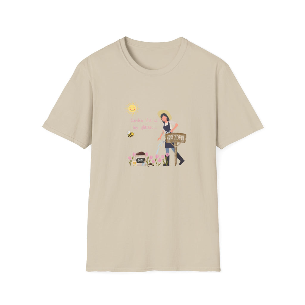 Garden Vibes Unisex T-Shirt, Floral Graphic Tee, Short Sleeve Summer Shirt, Cute Gift for Gardeners, Casual Wear, Eco-Friendly Apparel