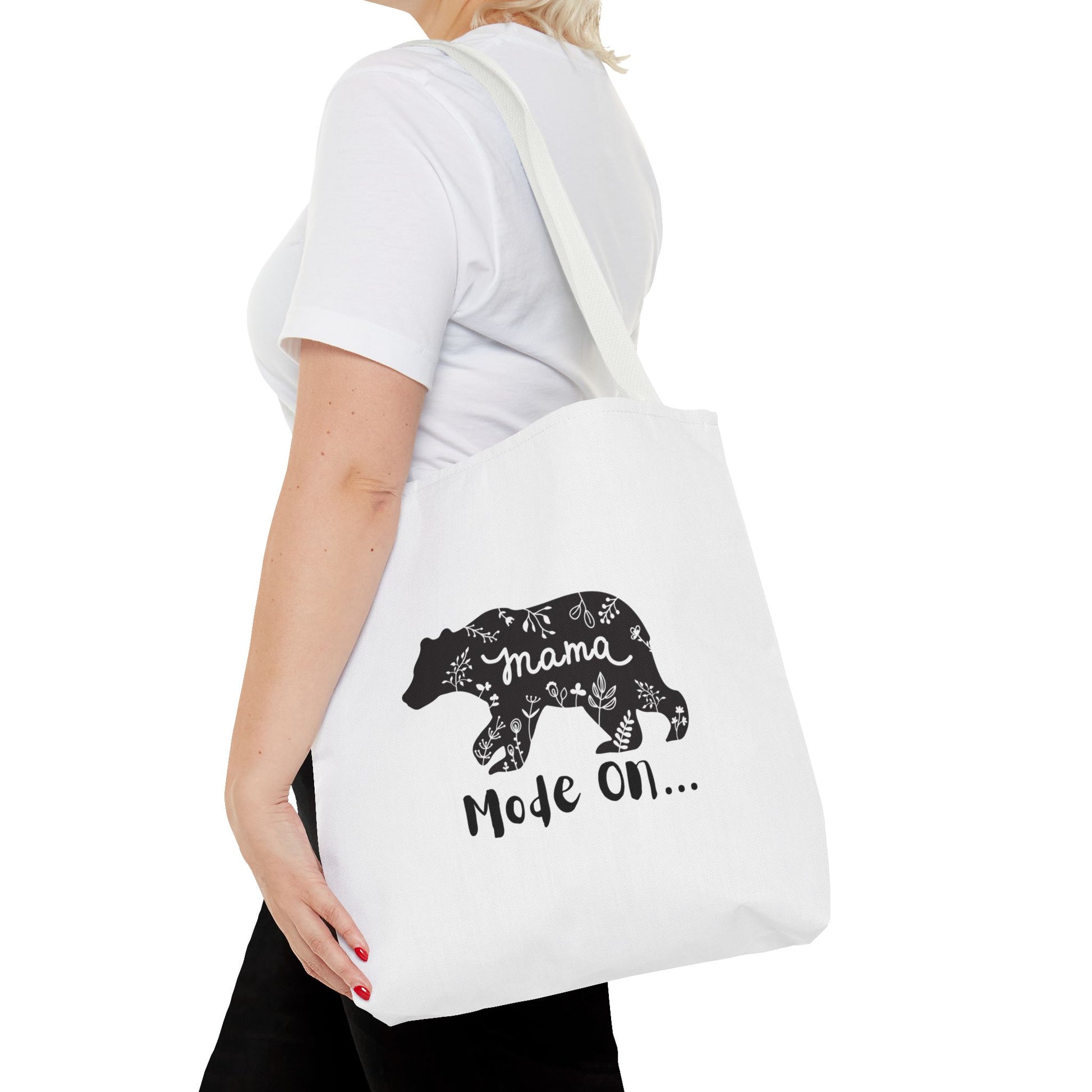 Mama Bear Tote Bag | Nature Inspired | Gift for Moms | AOP Design | Everyday Carry | Eco-Friendly Shopping Bag