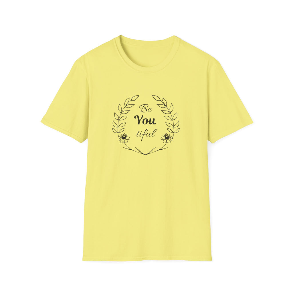 Unisex Softstyle T-Shirt - Be You, Feel Confident, Casual Wear, Gift for Friends, Self-Love Reminder, Summer Fashion