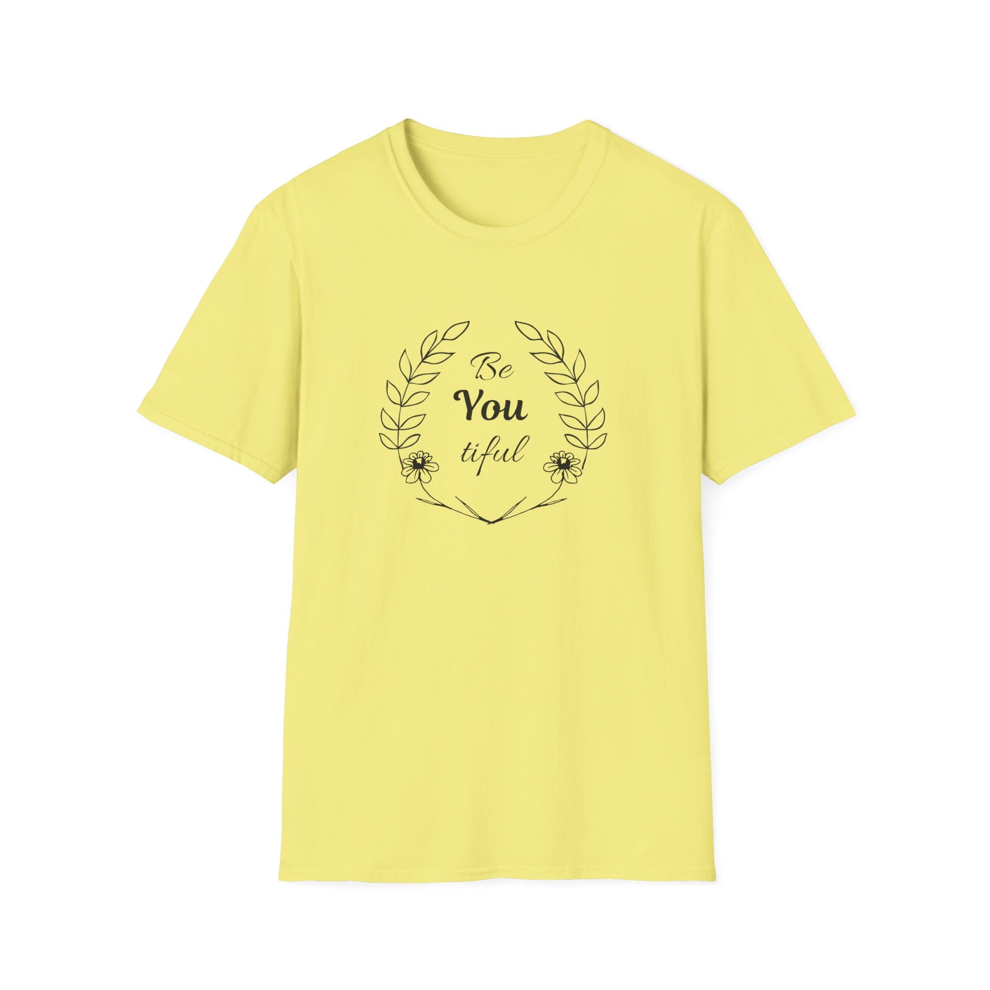 Unisex Softstyle T-Shirt - Be You, Feel Confident, Casual Wear, Gift for Friends, Self-Love Reminder, Summer Fashion