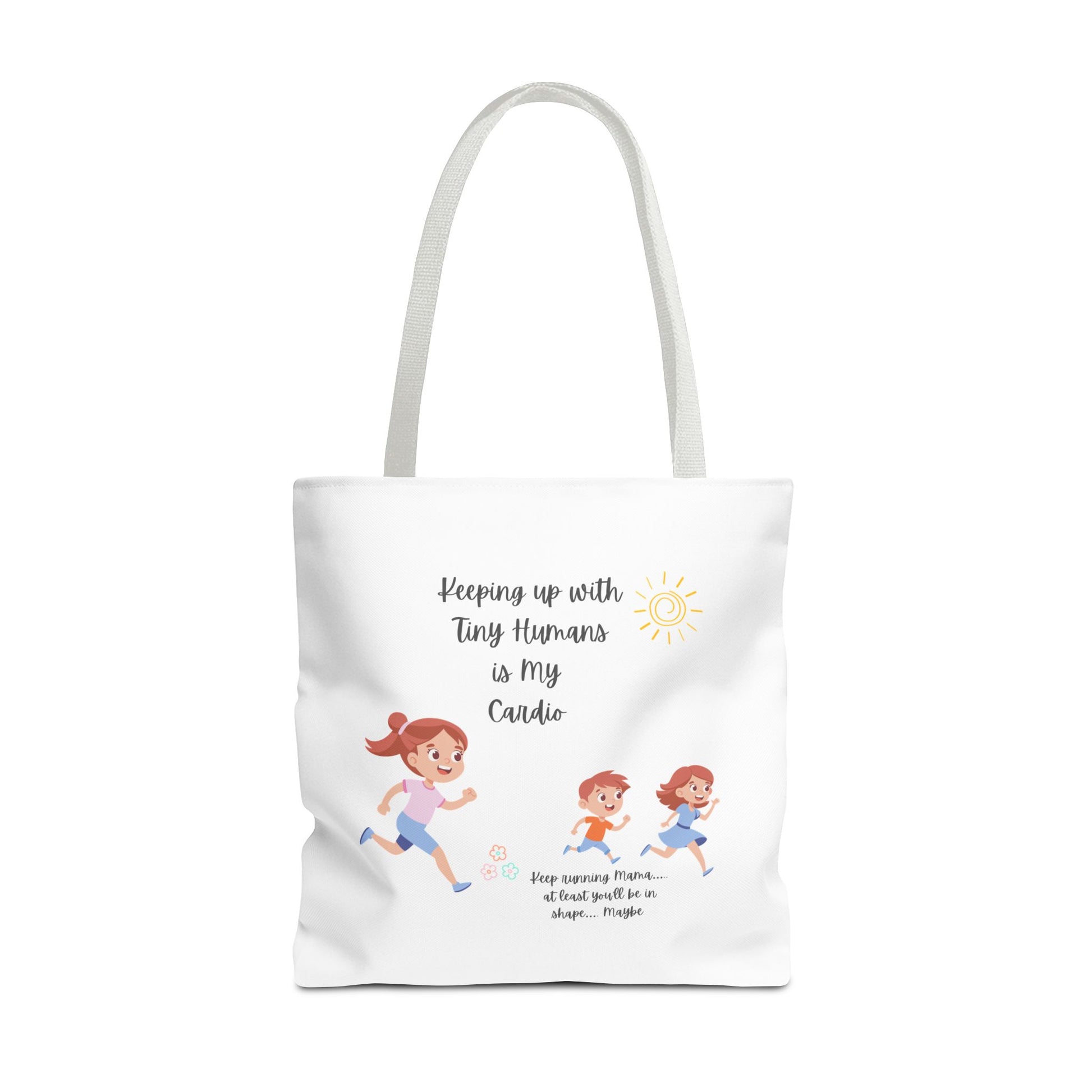 Motivational Tote Bag | Inspirational Gift for Moms | Gym Bag | Everyday Use | Running Tote | Fitness Lifestyle