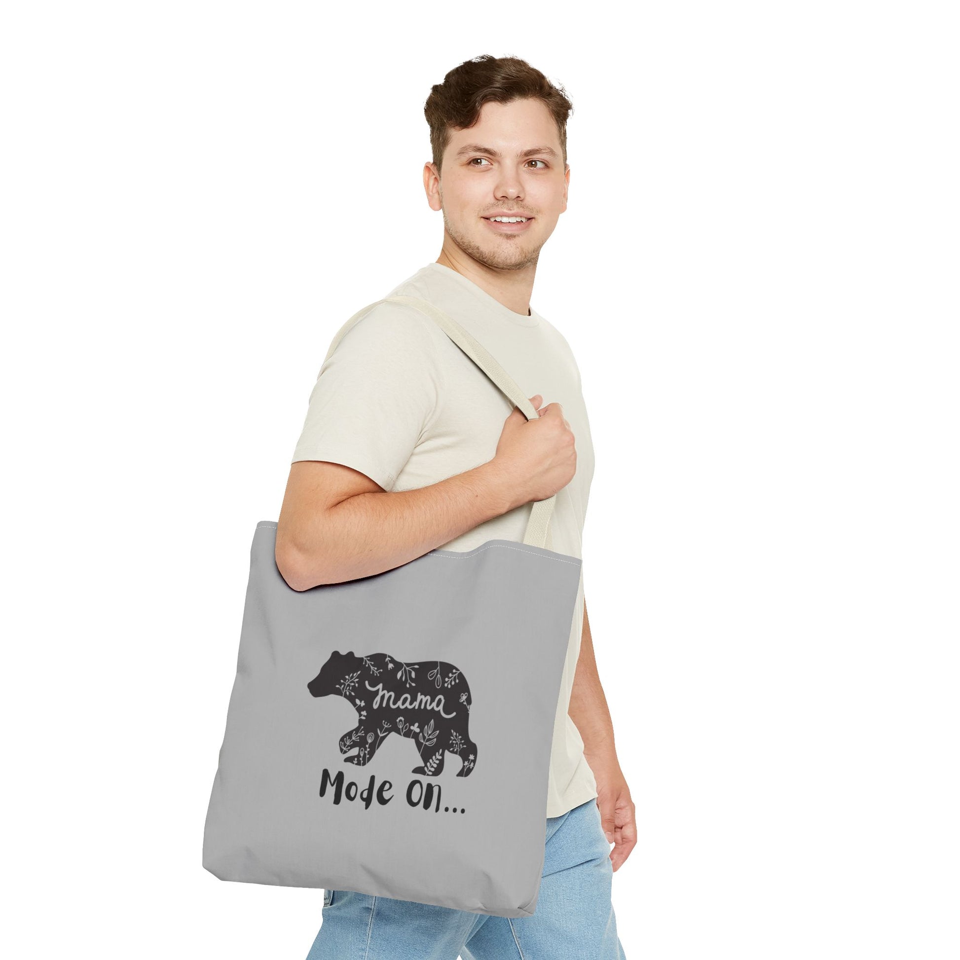 Mama Bear Tote Bag - Stylish Bag for Moms, Gift for Mothers Day, Everyday Use, Eco-Friendly, Customizable Design