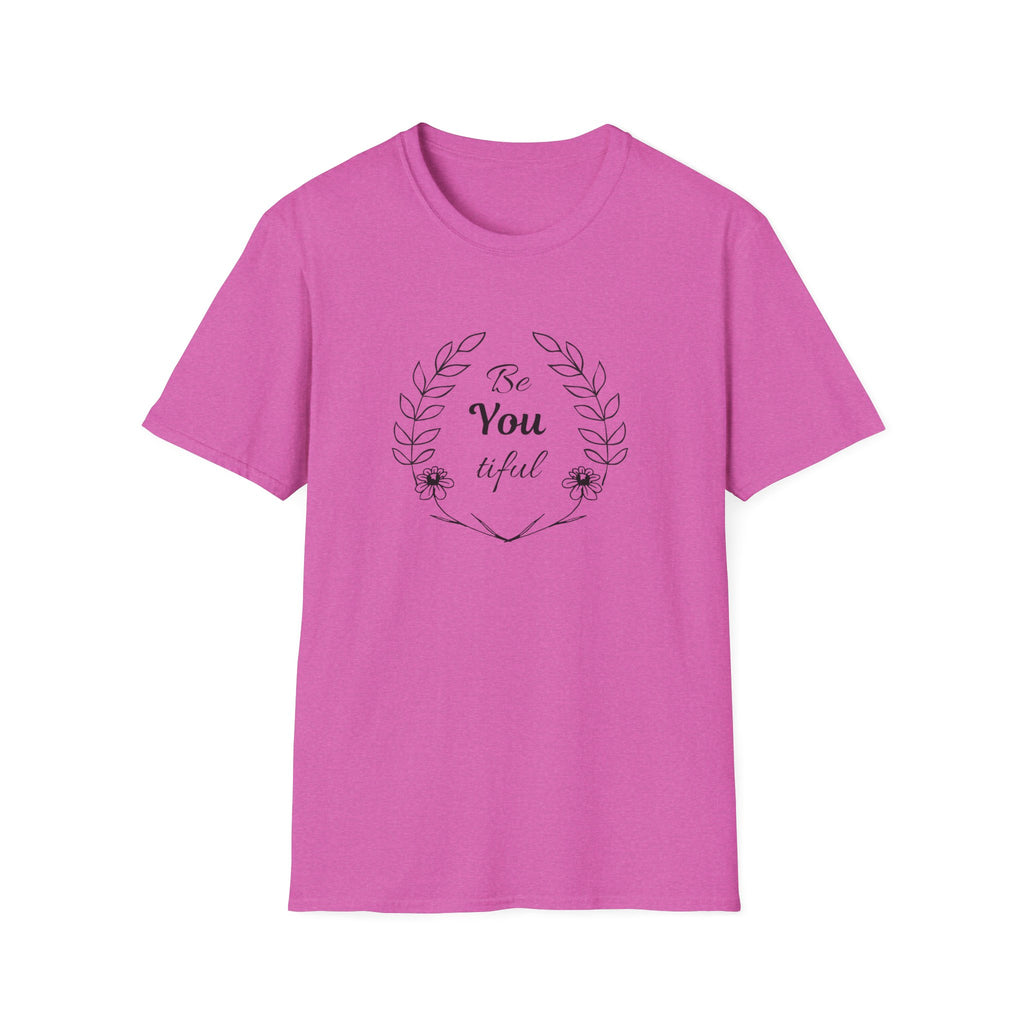 Unisex Softstyle T-Shirt - Be You, Feel Confident, Casual Wear, Gift for Friends, Self-Love Reminder, Summer Fashion