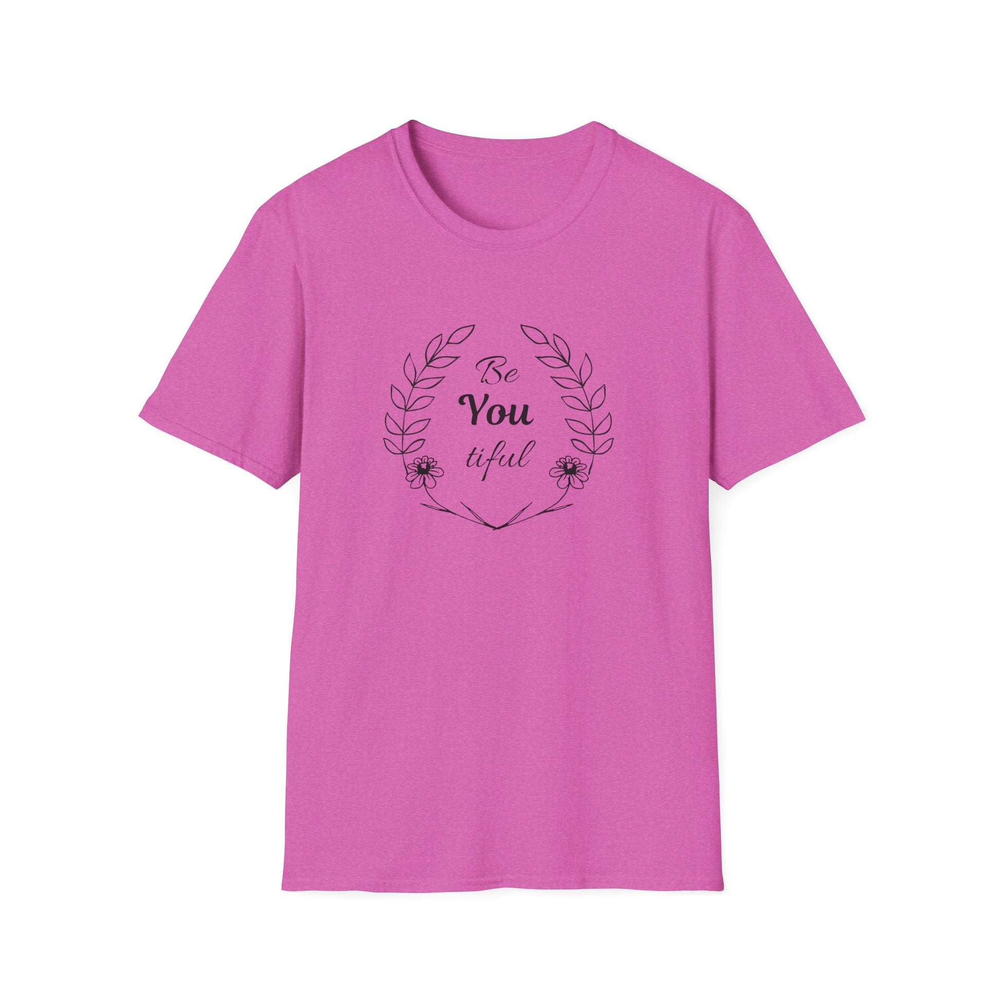 Unisex Softstyle T-Shirt - Be You, Feel Confident, Casual Wear, Gift for Friends, Self-Love Reminder, Summer Fashion