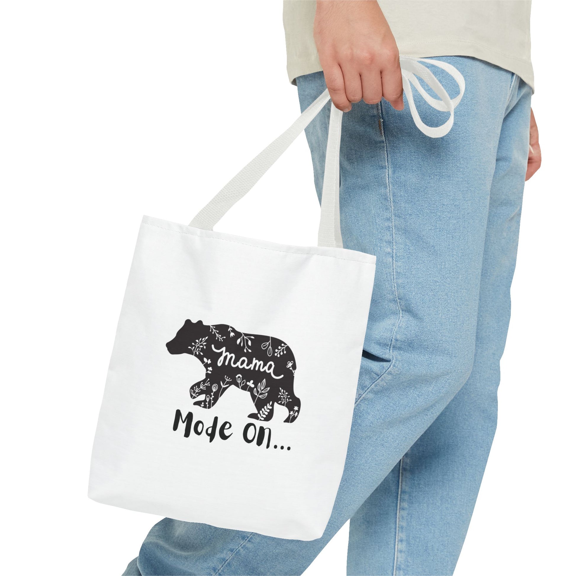Mama Bear Tote Bag | Nature Inspired | Gift for Moms | AOP Design | Everyday Carry | Eco-Friendly Shopping Bag