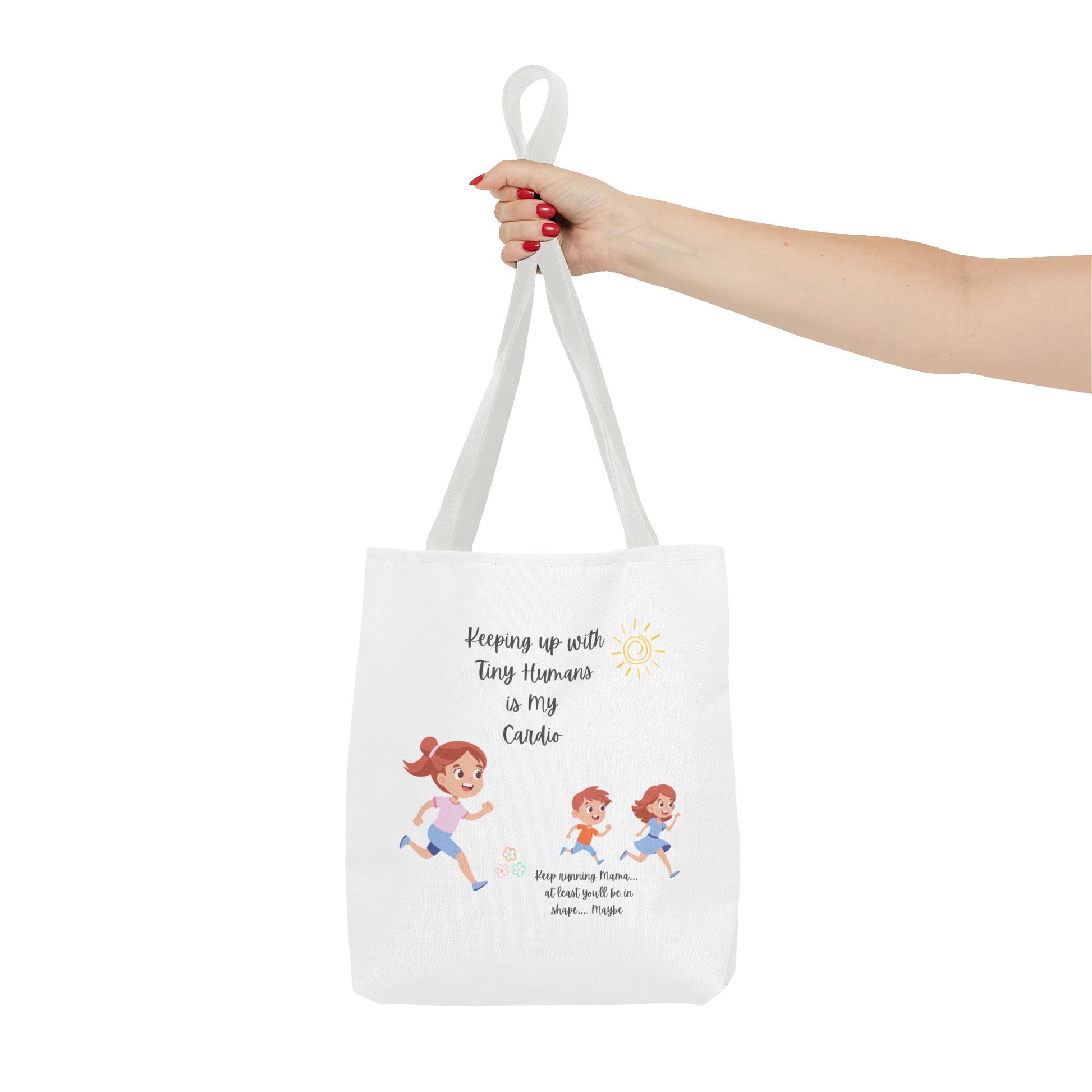Motivational Tote Bag | Inspirational Gift for Moms | Gym Bag | Everyday Use | Running Tote | Fitness Lifestyle