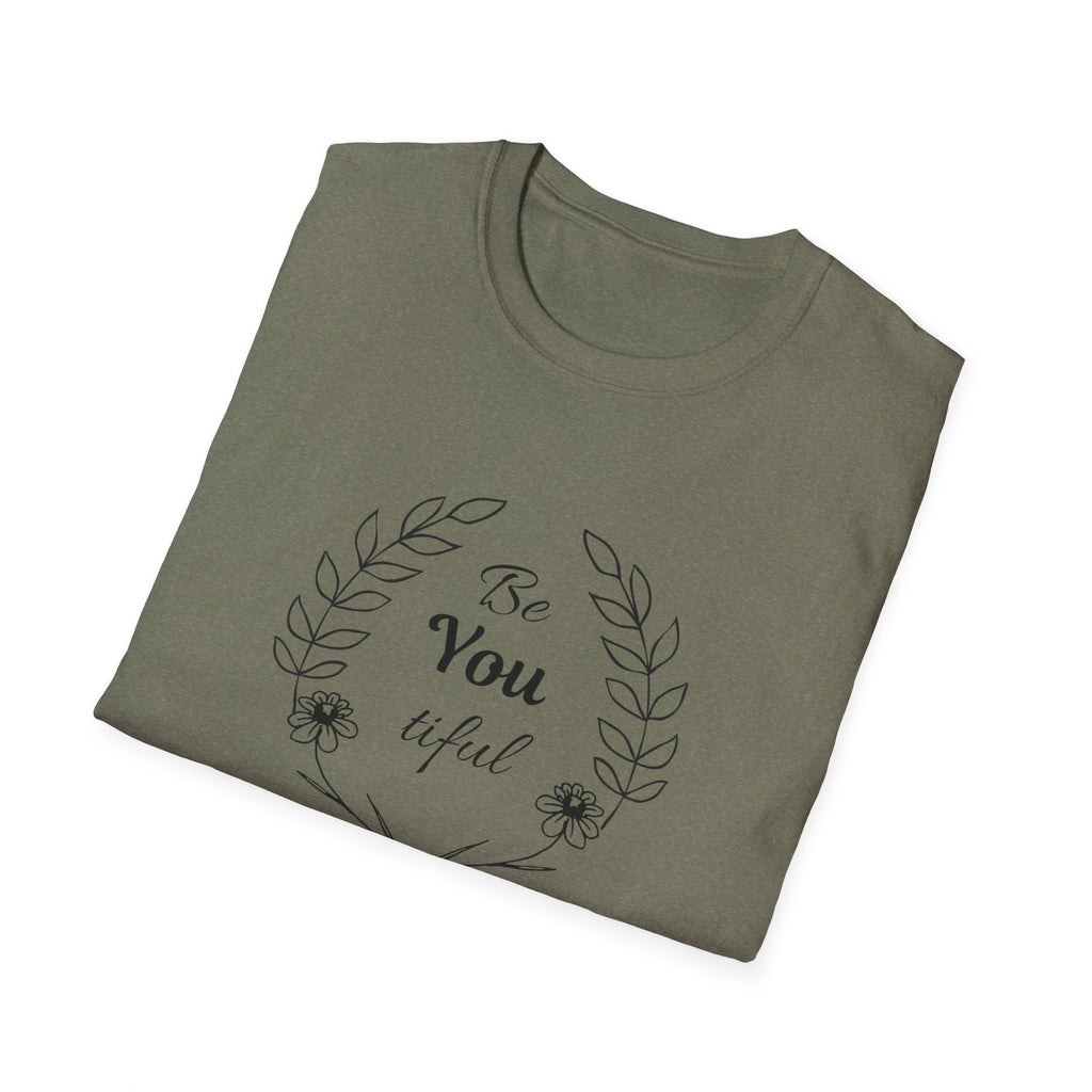 Unisex Softstyle T-Shirt - Be You, Feel Confident, Casual Wear, Gift for Friends, Self-Love Reminder, Summer Fashion