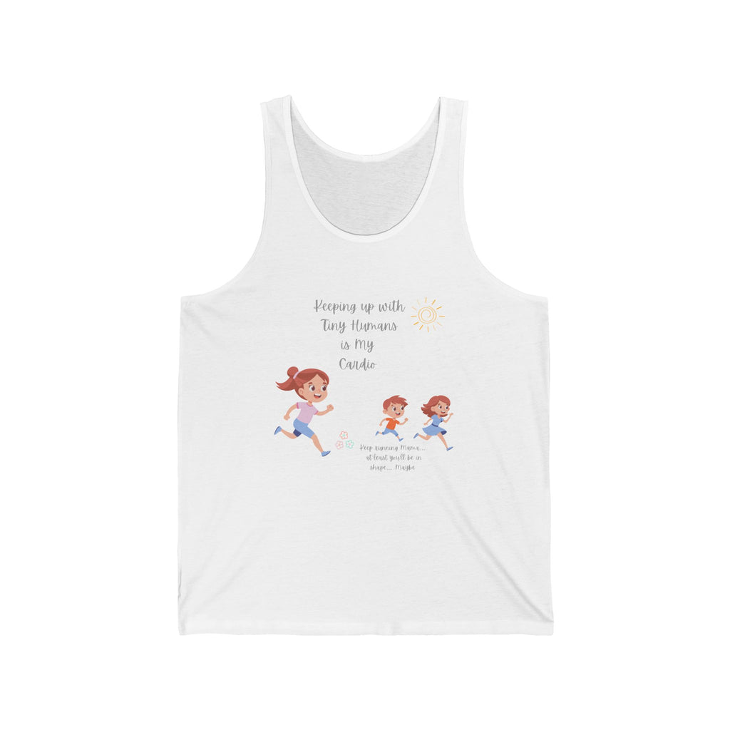 Running Motivation Jersey Tank, Fitness Apparel, Inspirational Gift, Women's Workout Top, Cute Activewear, Summer Festival Shirt