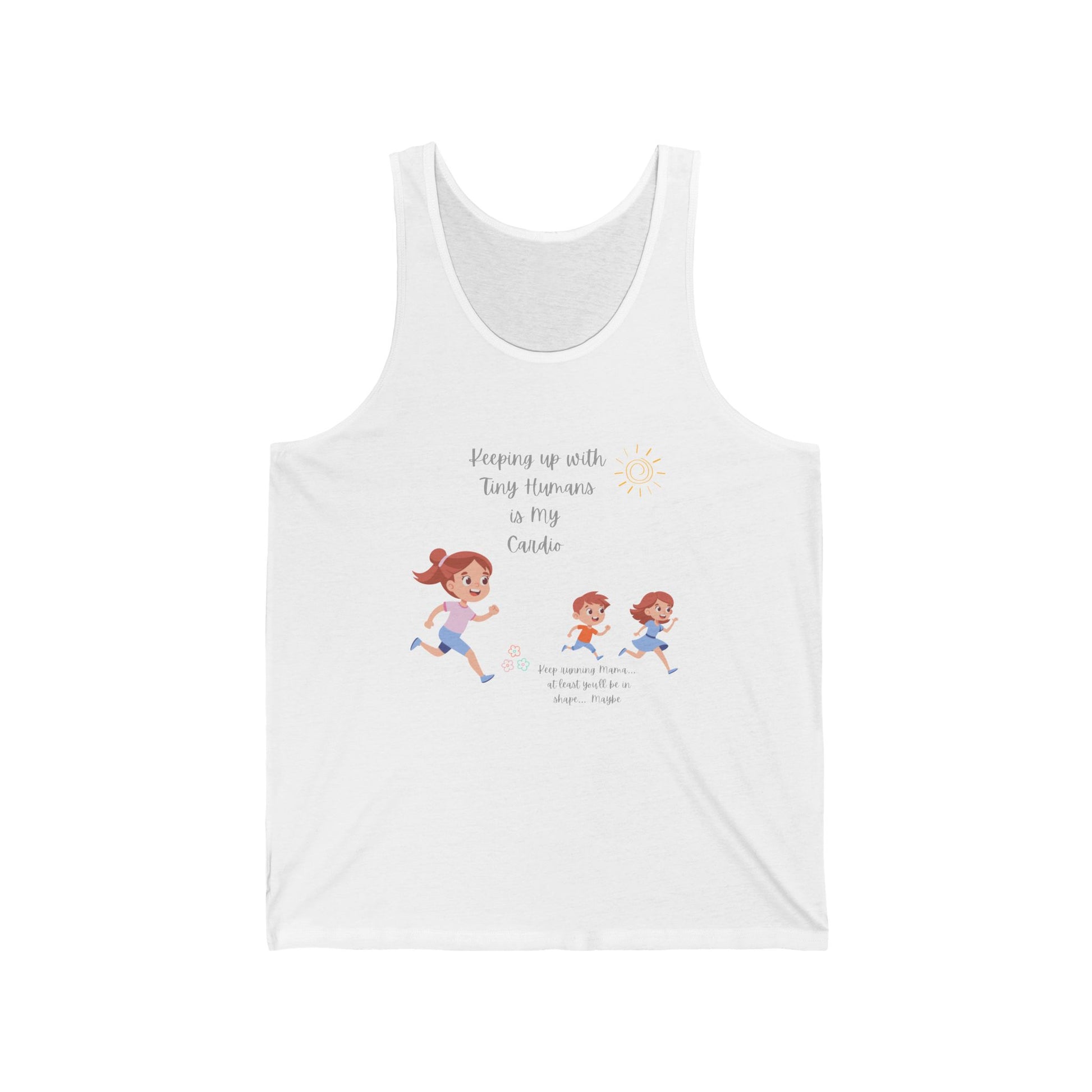 Running Motivation Jersey Tank, Fitness Apparel, Inspirational Gift, Women's Workout Top, Cute Activewear, Summer Festival Shirt