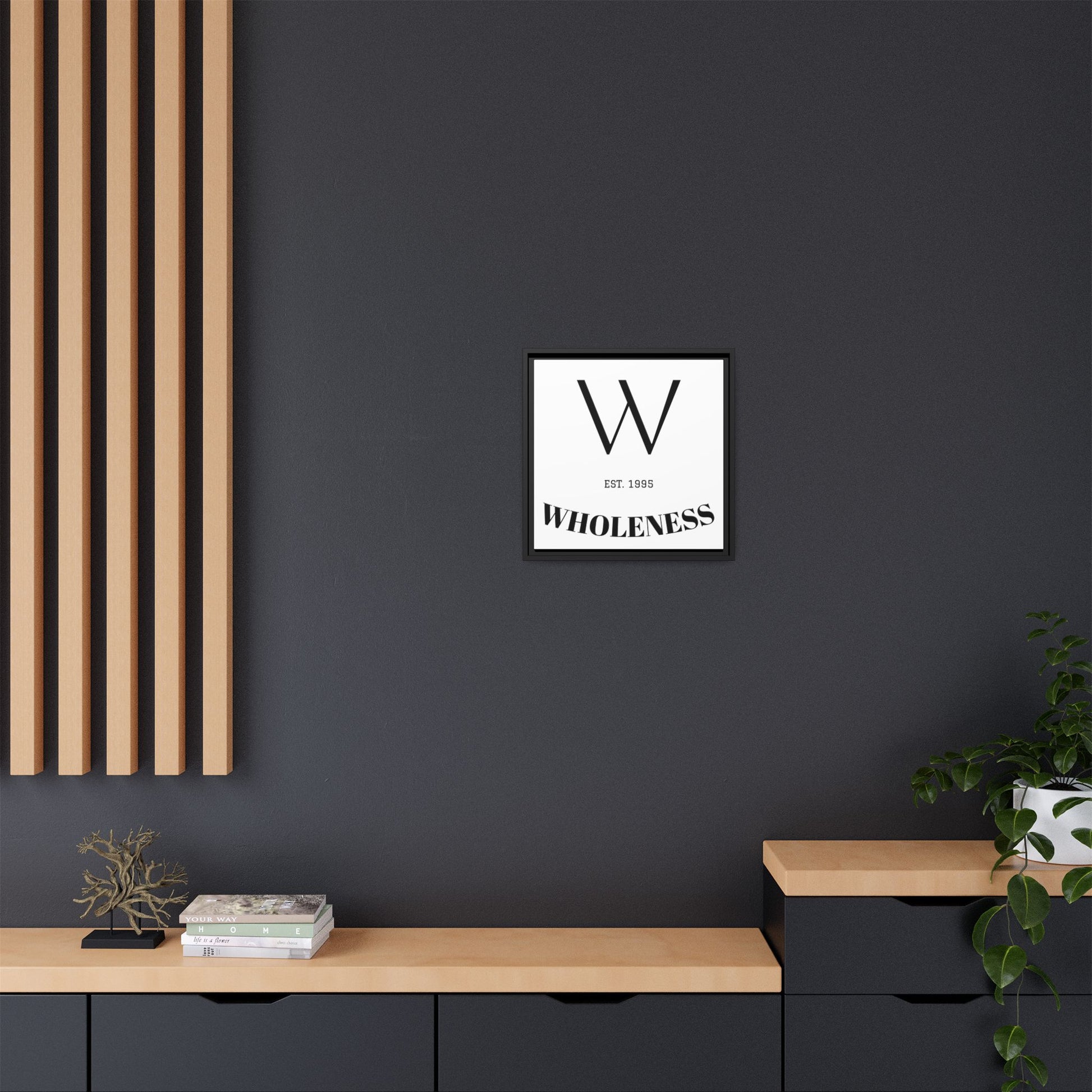 Framed Wall Art - Customizable Family name with established date Modern Home Decor, Gift for New Home