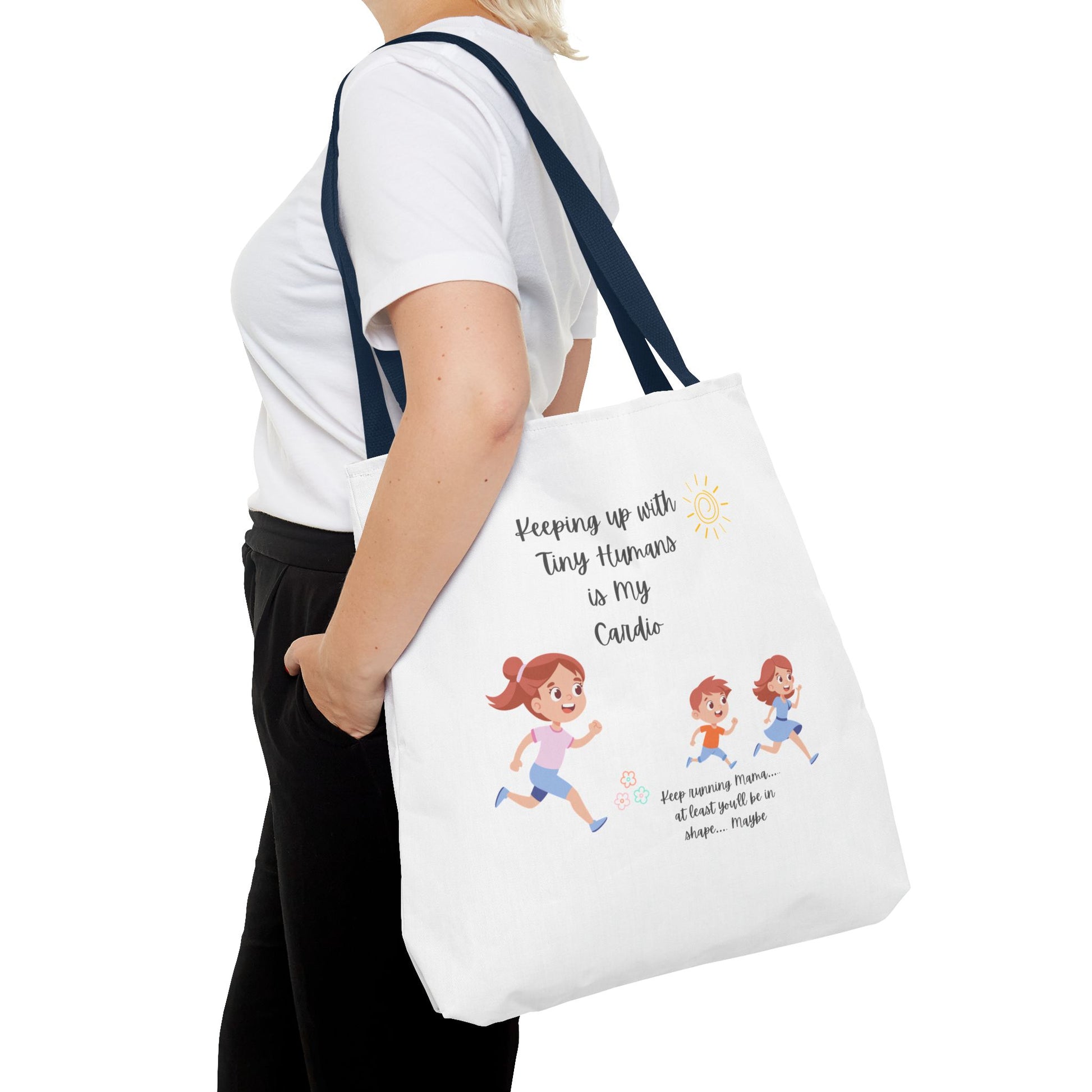 Motivational Tote Bag | Inspirational Gift for Moms | Gym Bag | Everyday Use | Running Tote | Fitness Lifestyle