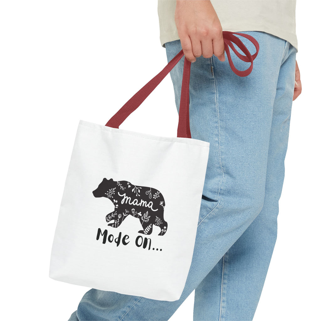 Mama Bear Tote Bag | Nature Inspired | Gift for Moms | AOP Design | Everyday Carry | Eco-Friendly Shopping Bag