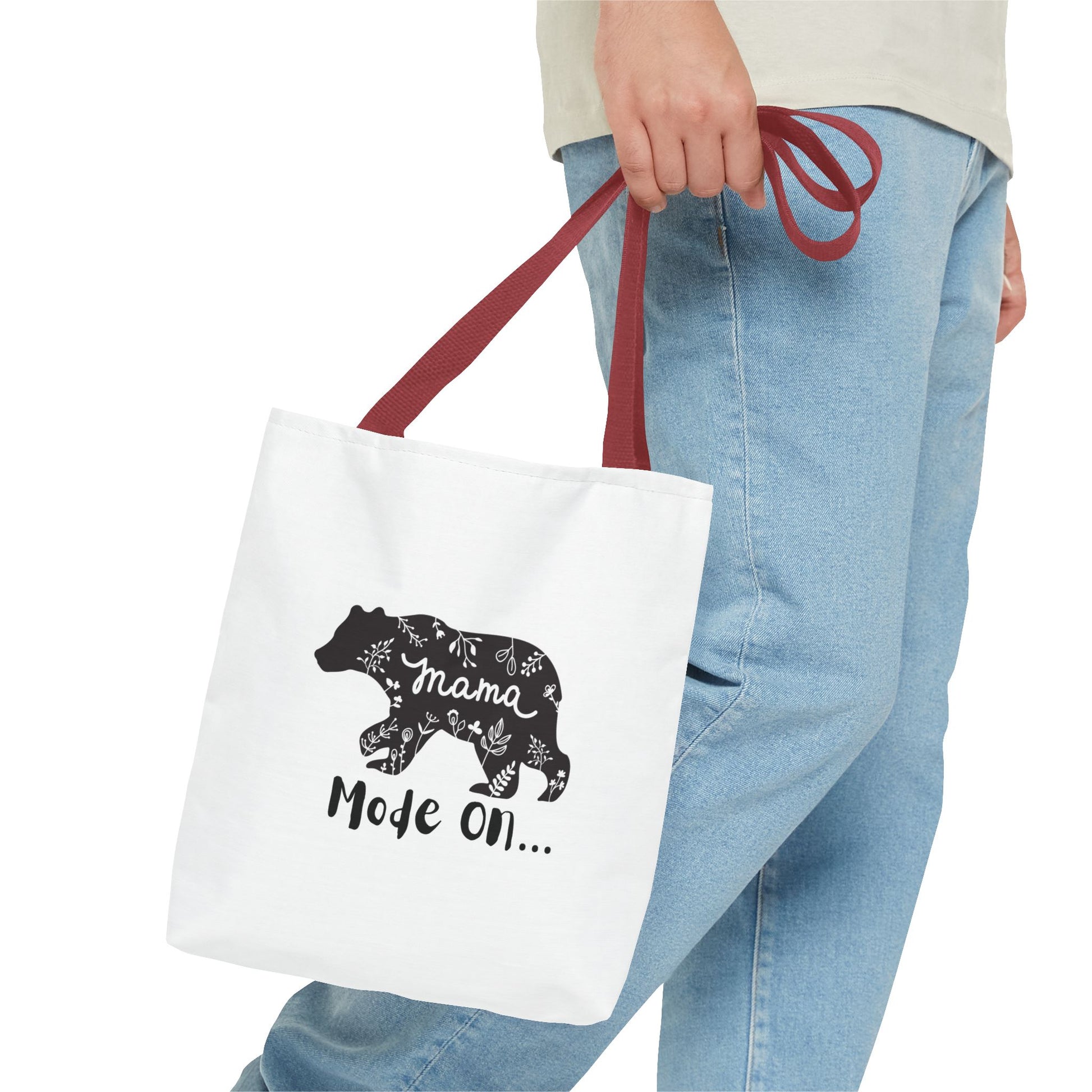Mama Bear Tote Bag | Nature Inspired | Gift for Moms | AOP Design | Everyday Carry | Eco-Friendly Shopping Bag