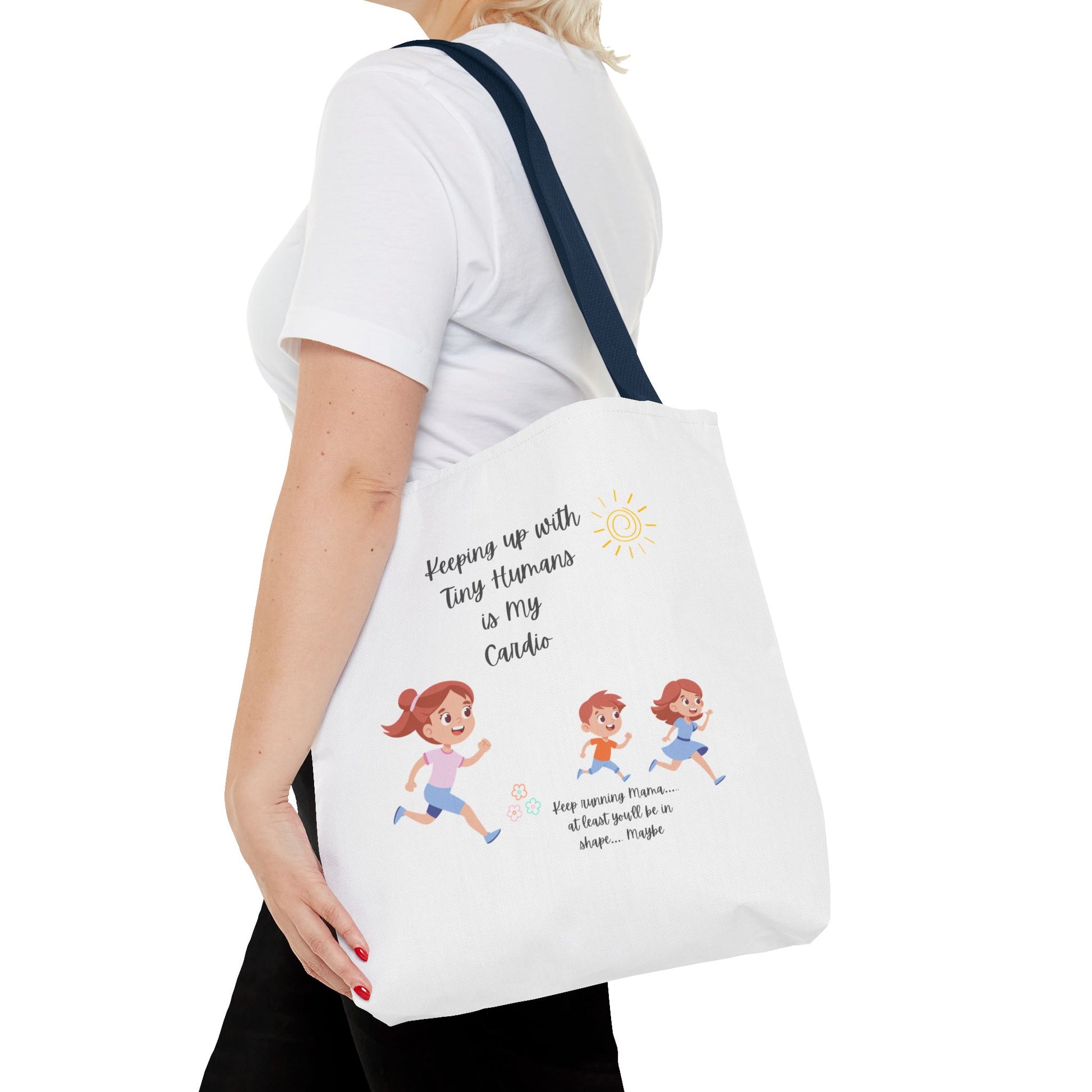Motivational Tote Bag | Inspirational Gift for Moms | Gym Bag | Everyday Use | Running Tote | Fitness Lifestyle