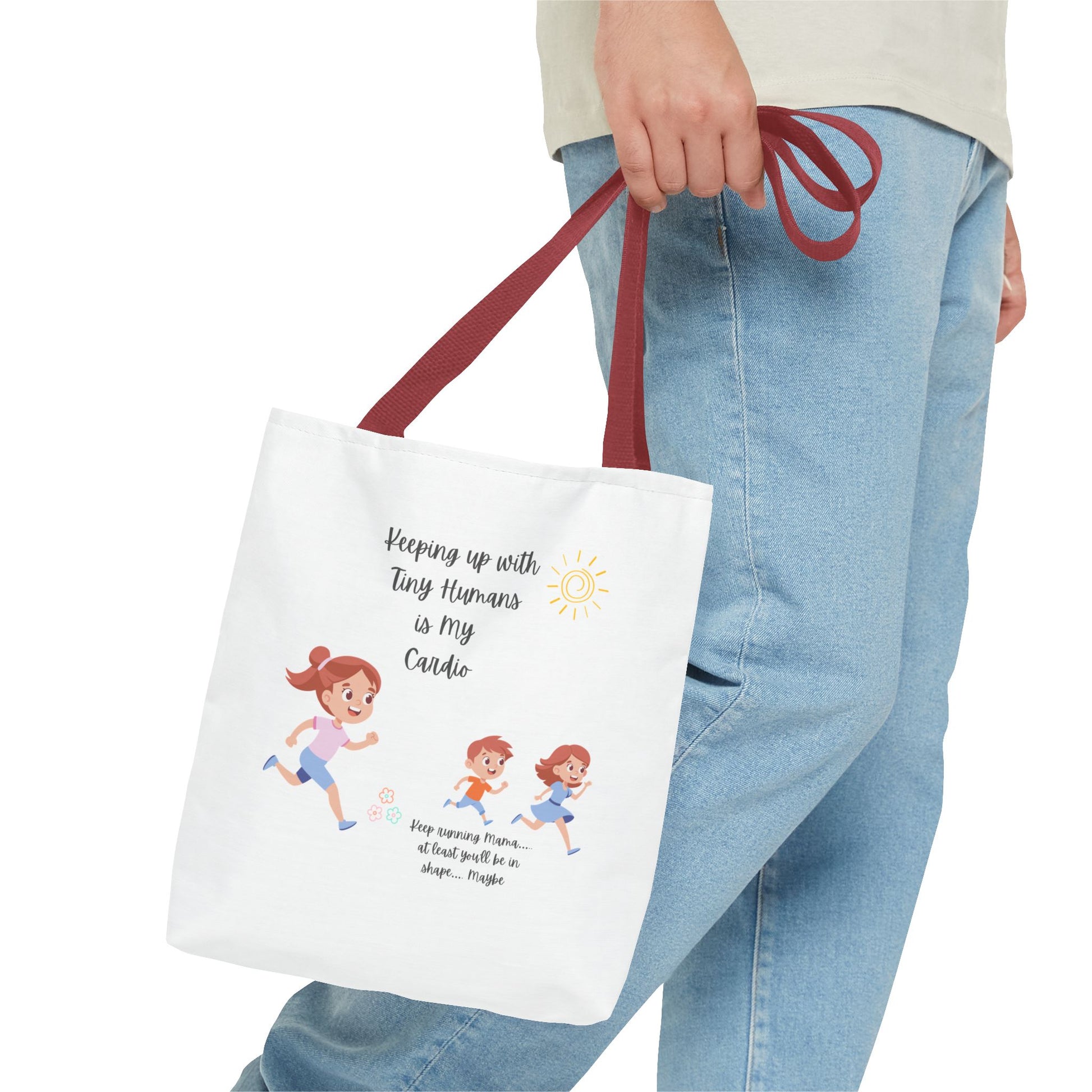 Motivational Tote Bag | Inspirational Gift for Moms | Gym Bag | Everyday Use | Running Tote | Fitness Lifestyle