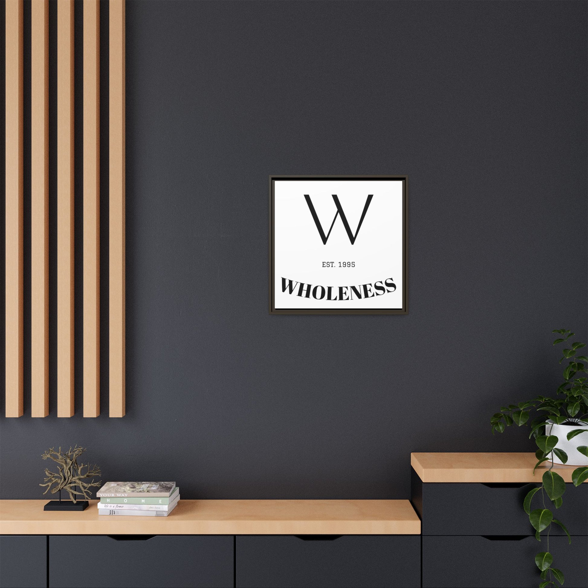 Framed Wall Art - Customizable Family name with established date Modern Home Decor, Gift for New Home