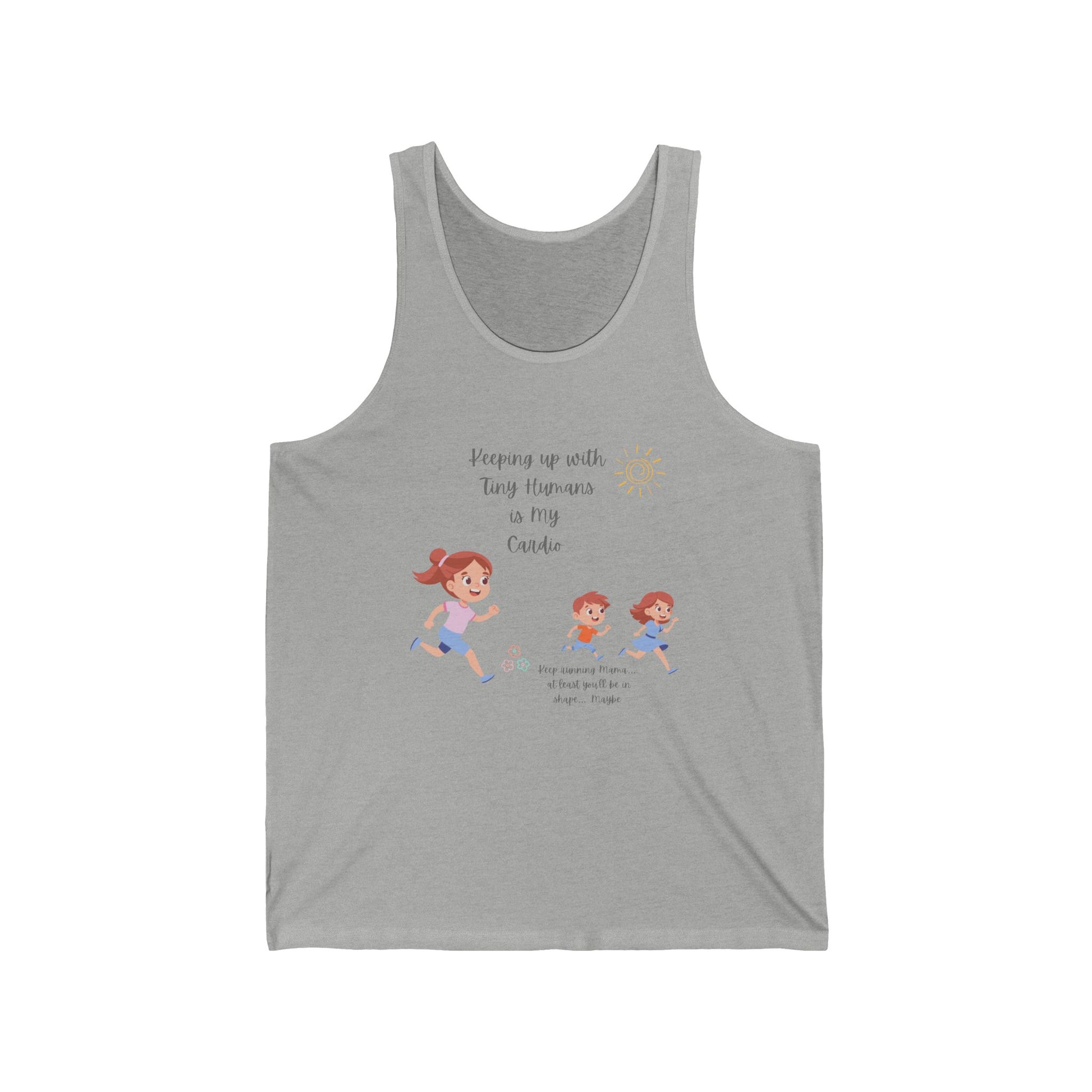 Running Motivation Jersey Tank, Fitness Apparel, Inspirational Gift, Women's Workout Top, Cute Activewear, Summer Festival Shirt