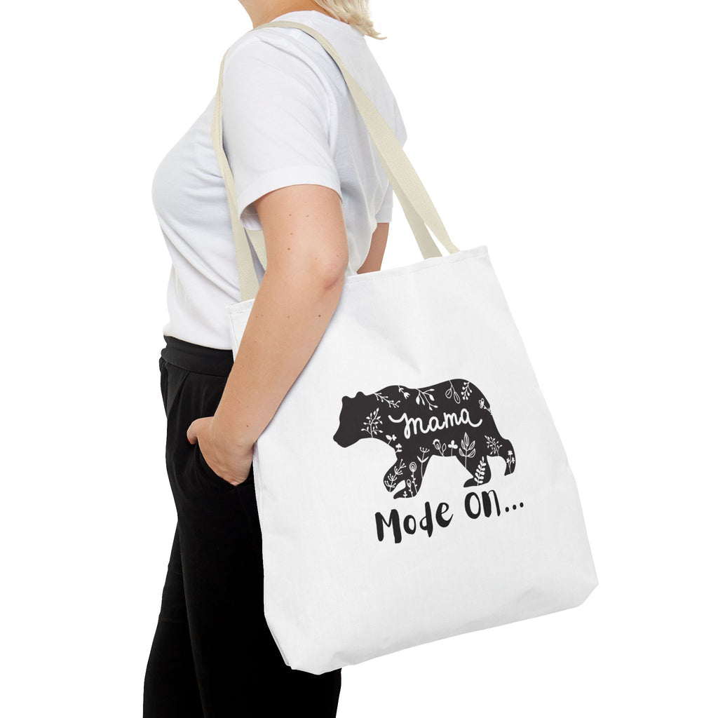 Mama Bear Tote Bag | Nature Inspired | Gift for Moms | AOP Design | Everyday Carry | Eco-Friendly Shopping Bag