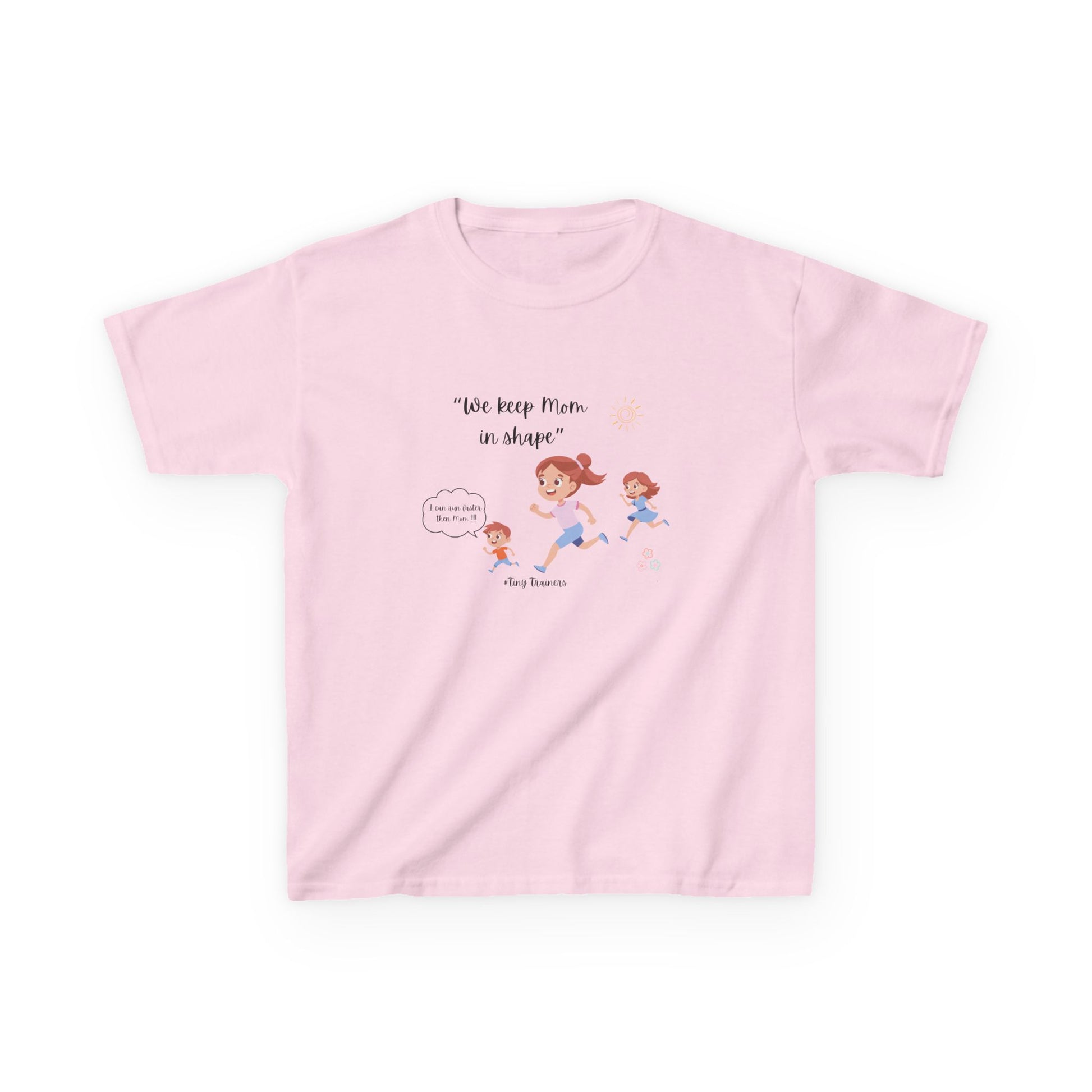 Fun Kids Active Tee: "We Keep Mom in Shape!" | Playful Exercise Shirt, Children's Fitness Apparel, Gift for Kids, Birthday Present, [...]