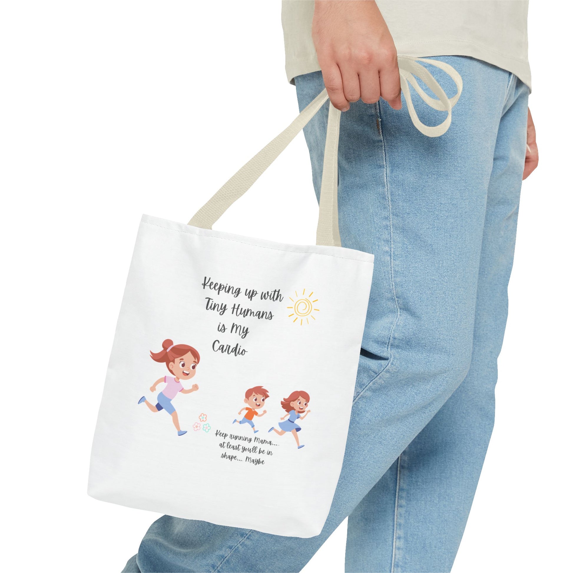 Motivational Tote Bag | Inspirational Gift for Moms | Gym Bag | Everyday Use | Running Tote | Fitness Lifestyle