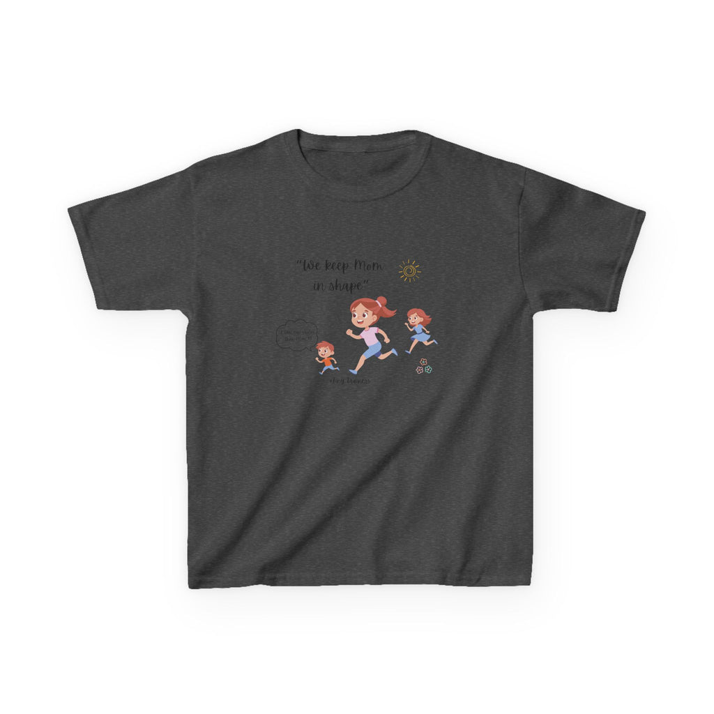 Fun Kids Active Tee: "We Keep Mom in Shape!" | Playful Exercise Shirt, Children's Fitness Apparel, Gift for Kids, Birthday Present, [...]