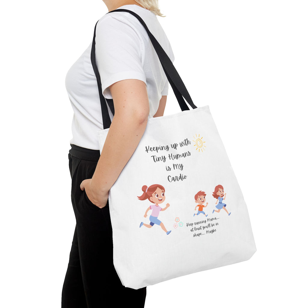 Motivational Tote Bag | Inspirational Gift for Moms | Gym Bag | Everyday Use | Running Tote | Fitness Lifestyle