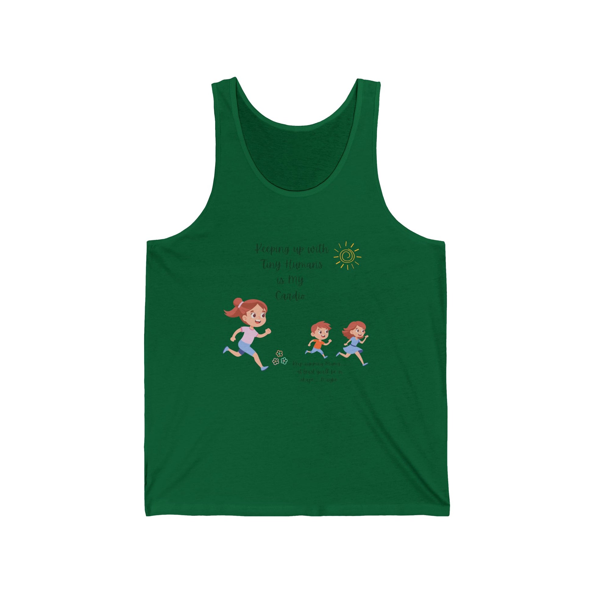 Running Motivation Jersey Tank, Fitness Apparel, Inspirational Gift, Women's Workout Top, Cute Activewear, Summer Festival Shirt