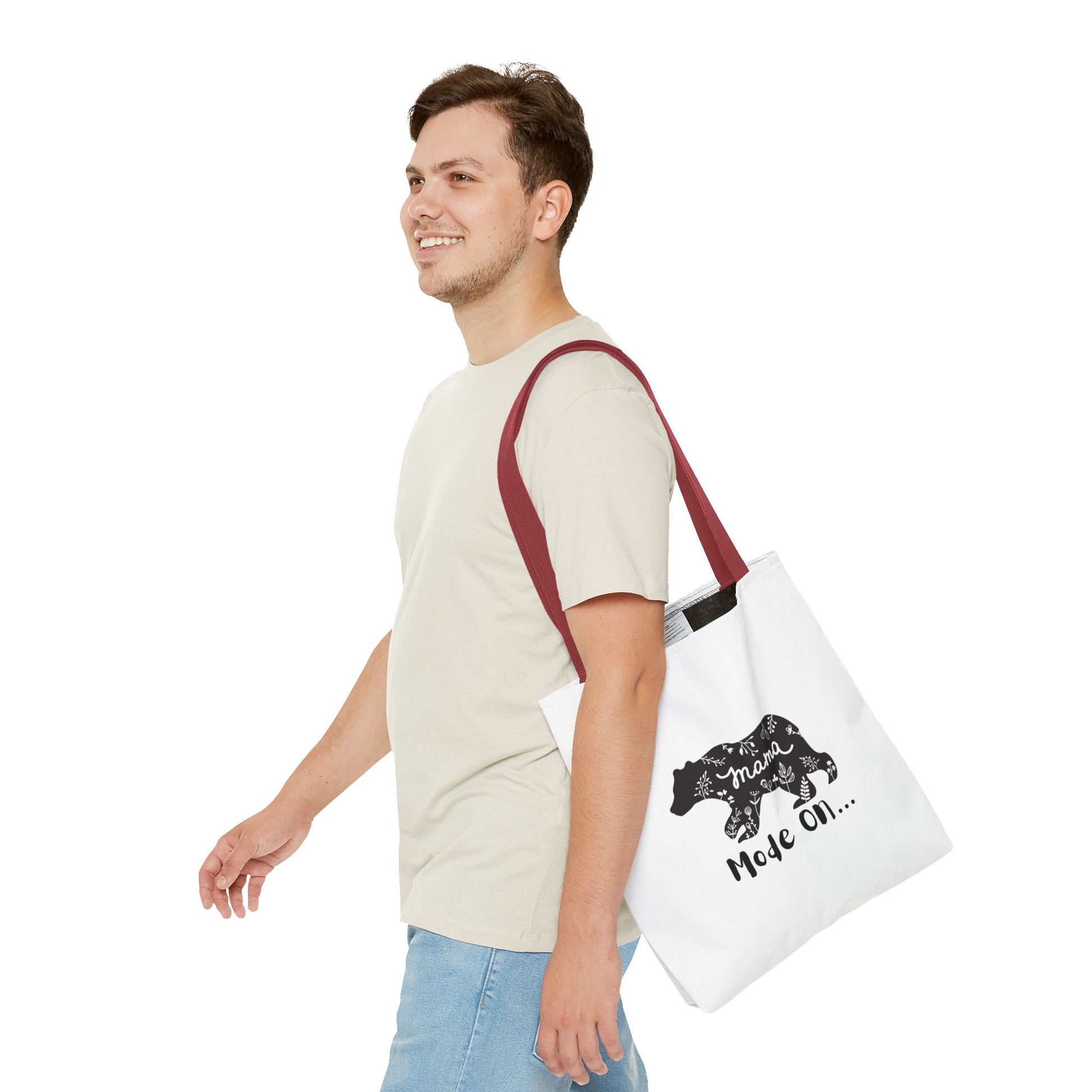 Mama Bear Tote Bag | Nature Inspired | Gift for Moms | AOP Design | Everyday Carry | Eco-Friendly Shopping Bag