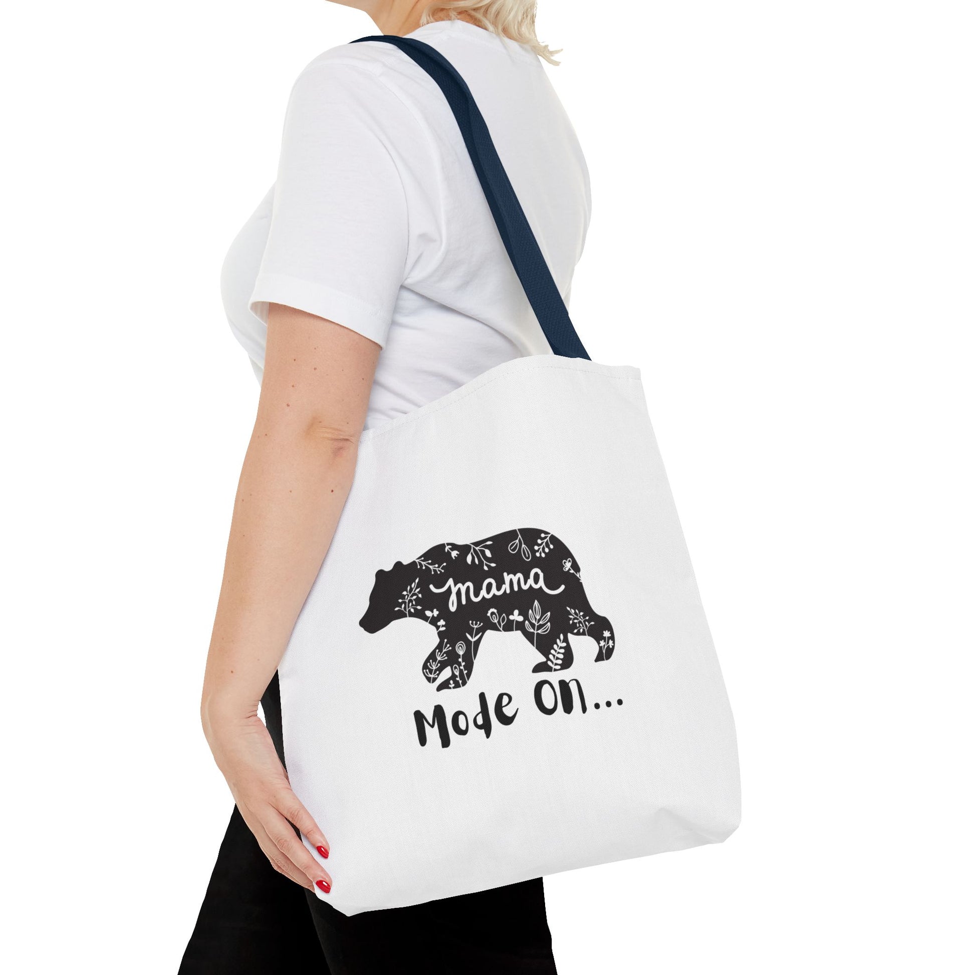 Mama Bear Tote Bag | Nature Inspired | Gift for Moms | AOP Design | Everyday Carry | Eco-Friendly Shopping Bag