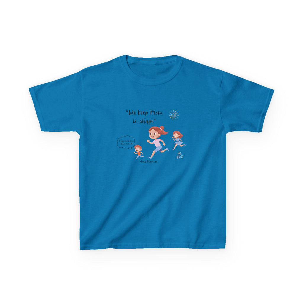 Fun Kids Active Tee: "We Keep Mom in Shape!" | Playful Exercise Shirt, Children's Fitness Apparel, Gift for Kids, Birthday Present, [...]