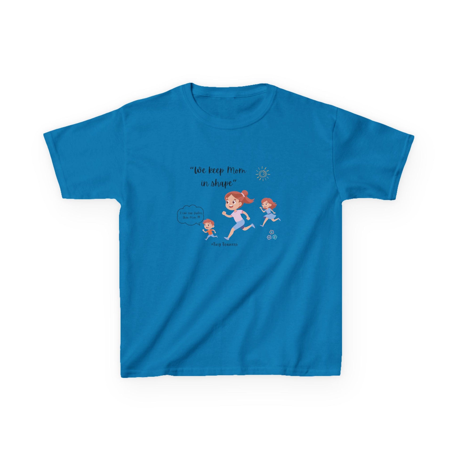 Fun Kids Active Tee: "We Keep Mom in Shape!" | Playful Exercise Shirt, Children's Fitness Apparel, Gift for Kids, Birthday Present, [...]