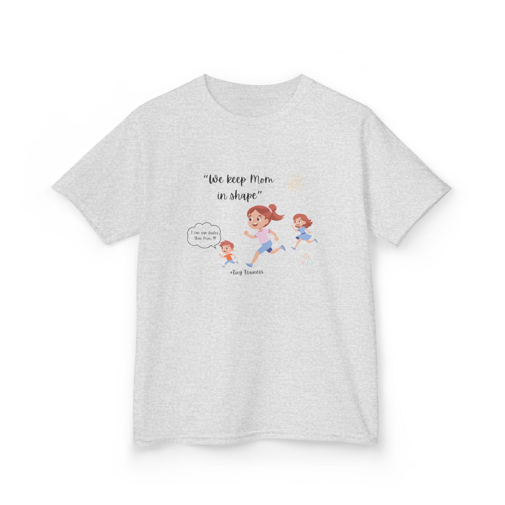 Fun Kids Active Tee: "We Keep Mom in Shape!" | Playful Exercise Shirt, Children's Fitness Apparel, Gift for Kids, Birthday Present, [...]