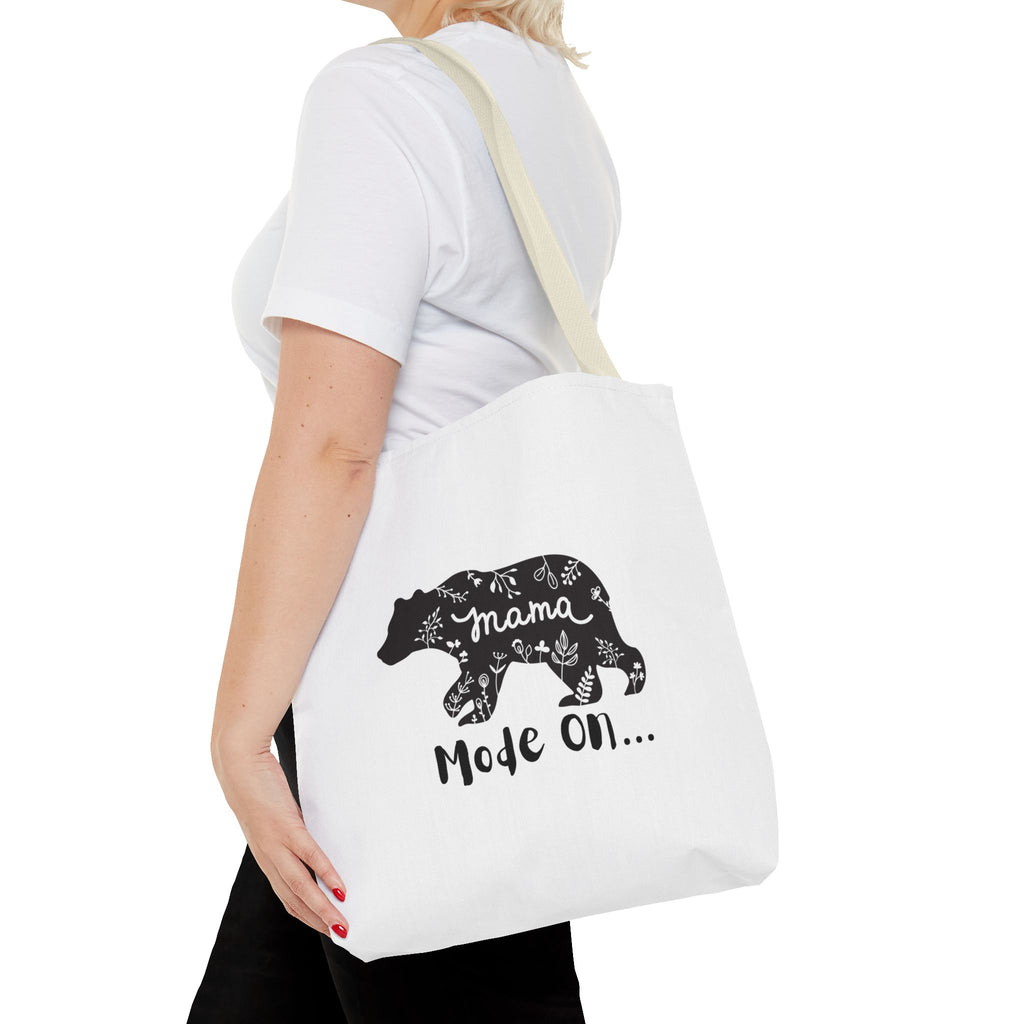Mama Bear Tote Bag | Nature Inspired | Gift for Moms | AOP Design | Everyday Carry | Eco-Friendly Shopping Bag