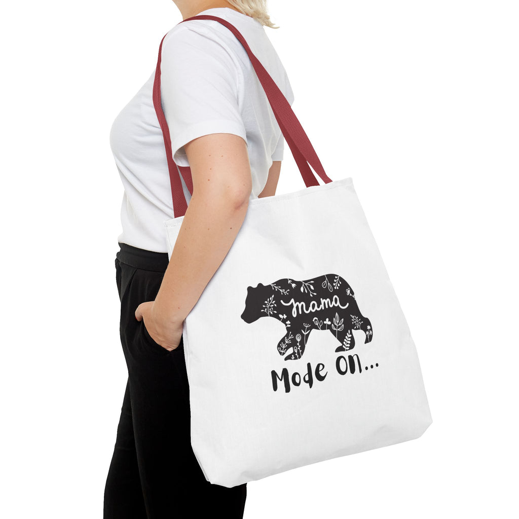 Mama Bear Tote Bag | Nature Inspired | Gift for Moms | AOP Design | Everyday Carry | Eco-Friendly Shopping Bag