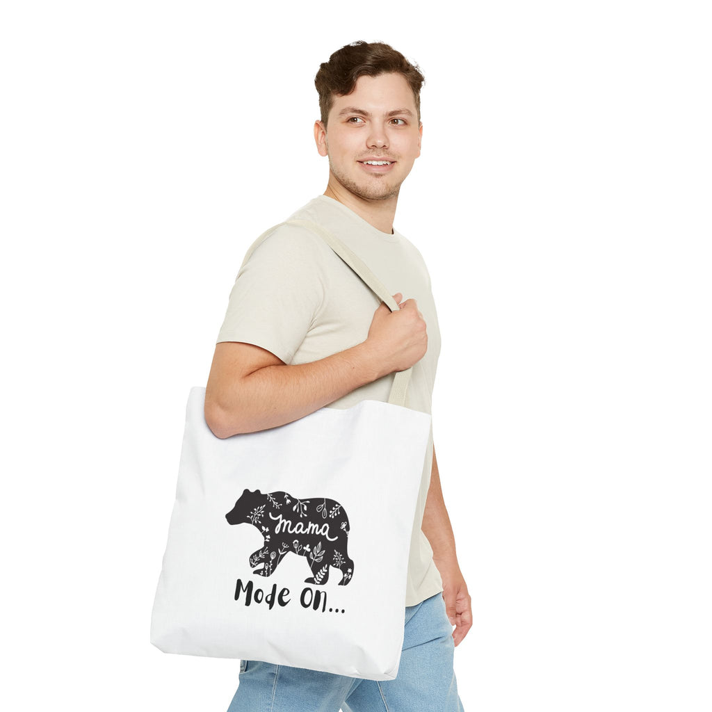 Mama Bear Tote Bag | Nature Inspired | Gift for Moms | AOP Design | Everyday Carry | Eco-Friendly Shopping Bag
