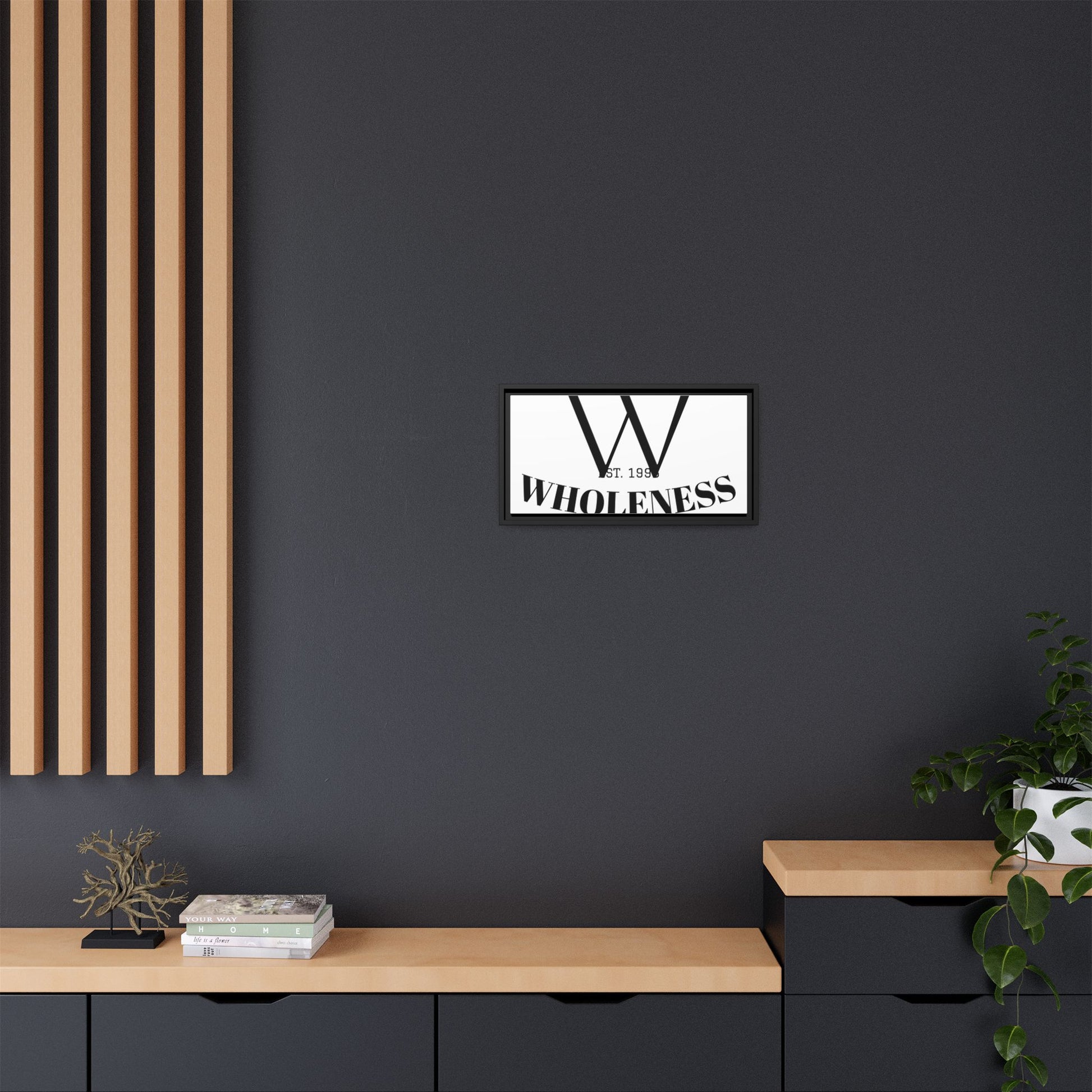 Framed Wall Art - Customizable Family name with established date Modern Home Decor, Gift for New Home