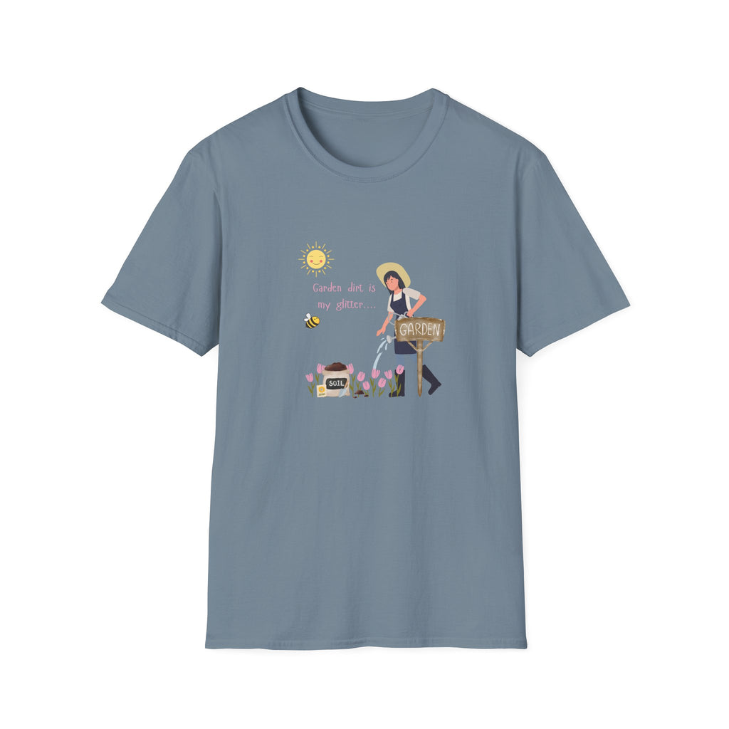 Garden Vibes Unisex T-Shirt, Floral Graphic Tee, Short Sleeve Summer Shirt, Cute Gift for Gardeners, Casual Wear, Eco-Friendly Apparel